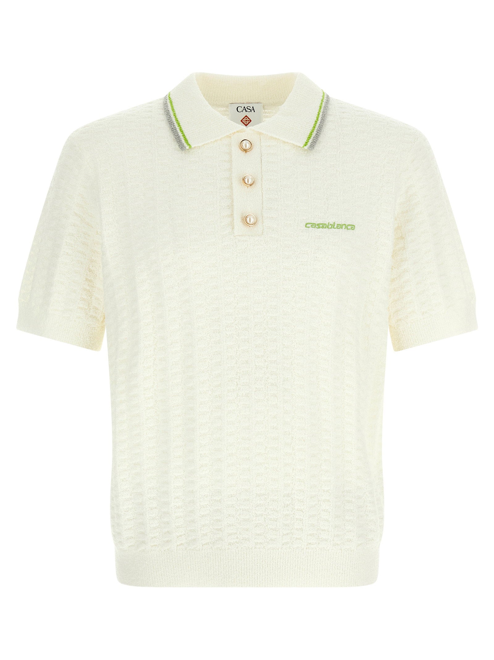 Casablanca Tennisbouclé Polo Shirt