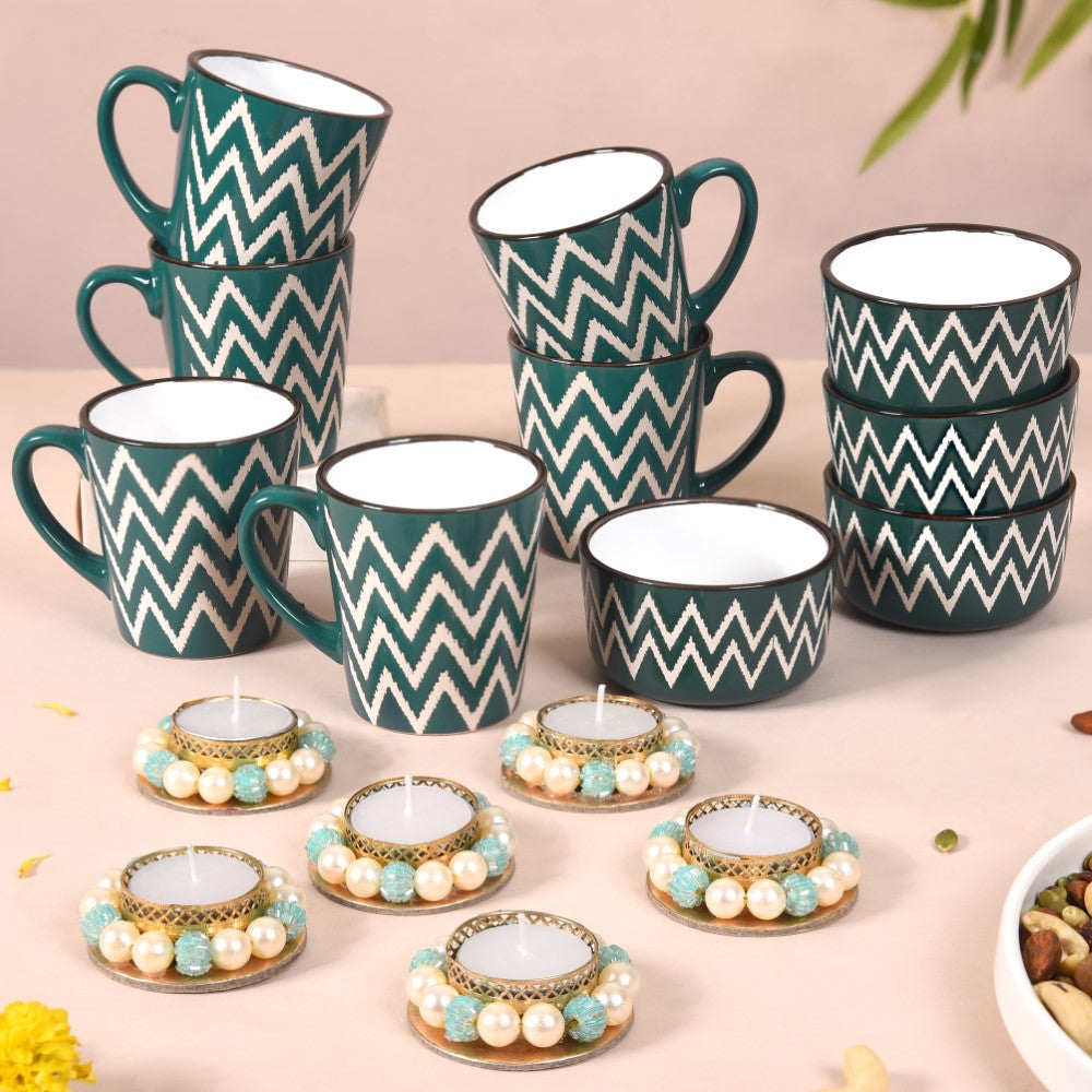 Nestasia Glorious Green Festive Diwali Gift Set