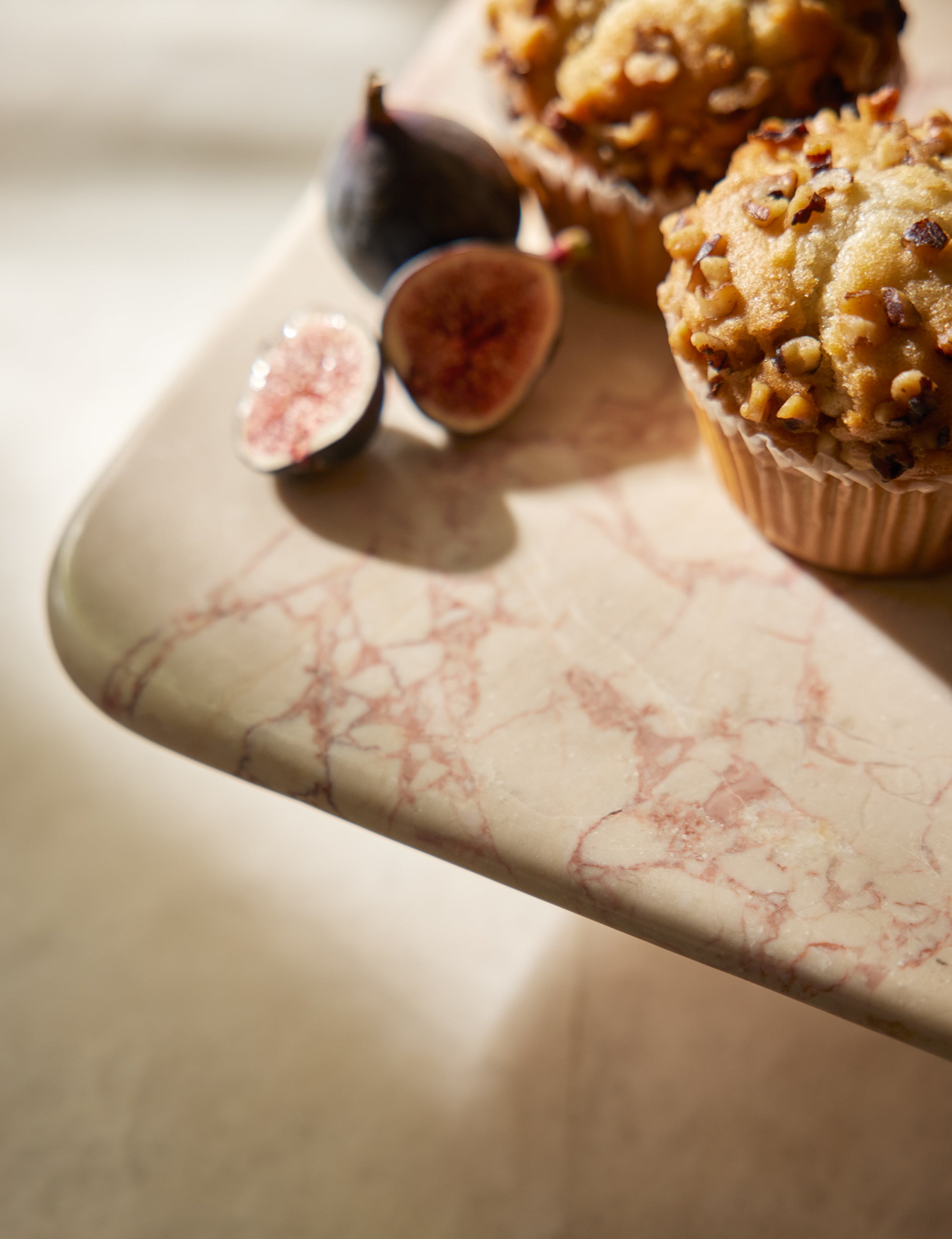 Lulu and Georgia Lusine Square Marble Serving Stand - view 4