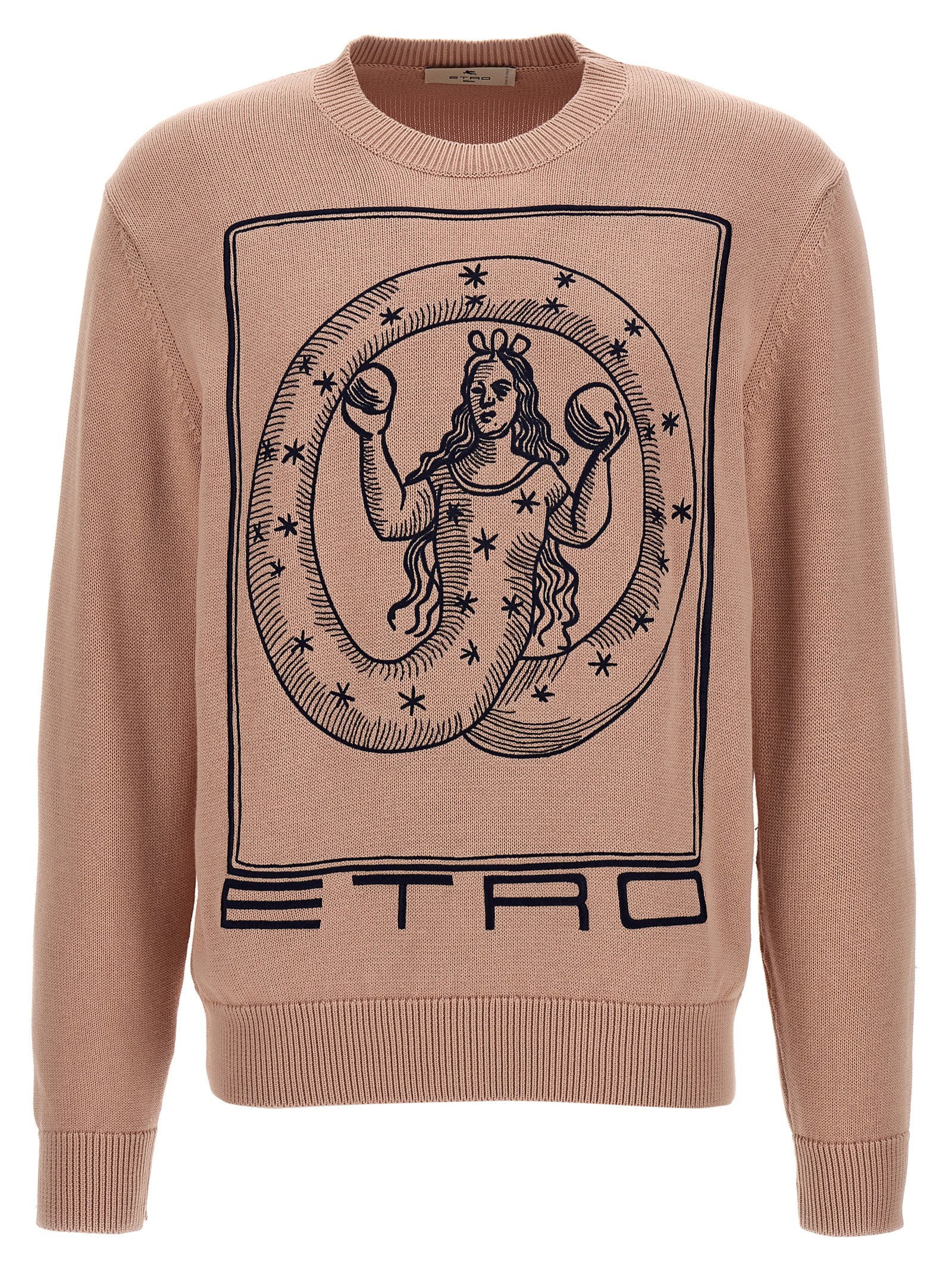 Etro Logo Embroidery Sweater – 100% cotton