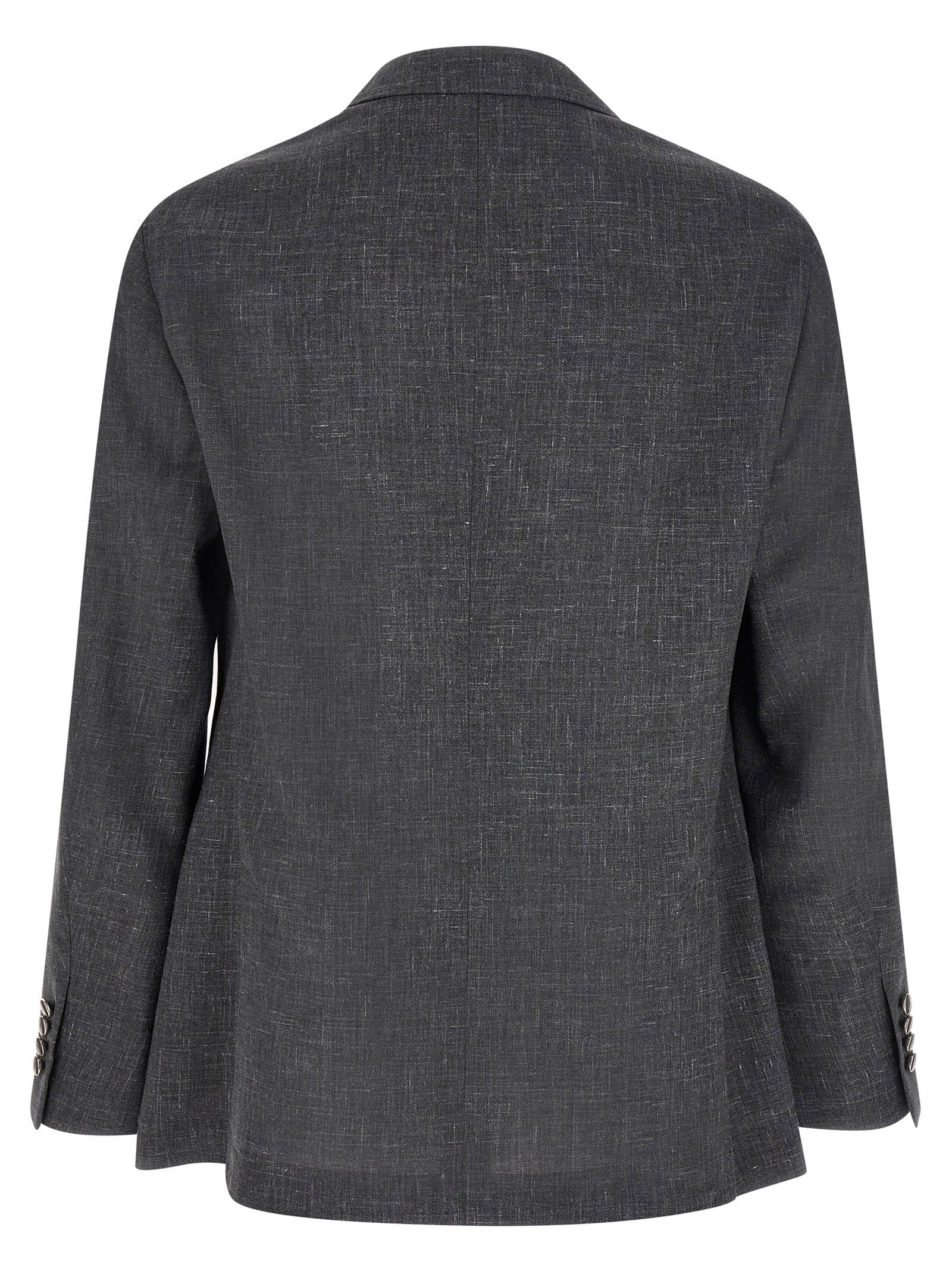 Brunello Cucinelli Blazer Flamed Canvas Blazer - view 2