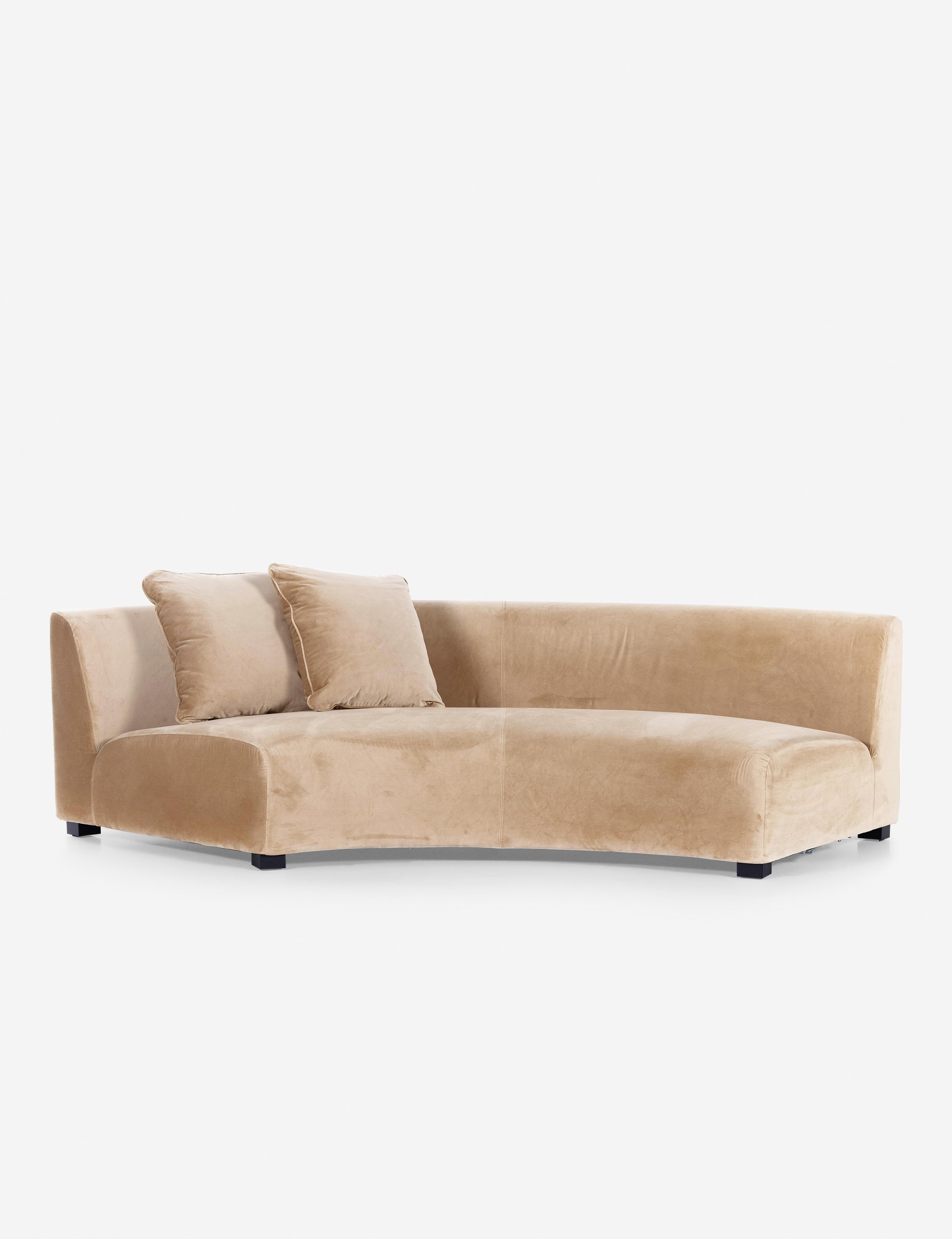 Lulu and Georgia Saban Curved Sofa