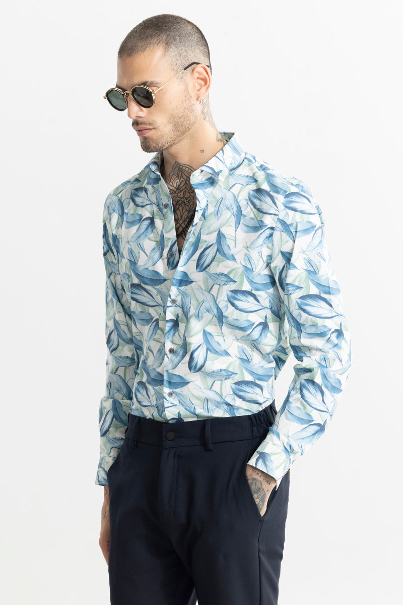 SNITCH Autumn Burst Blue Shirt - view 6