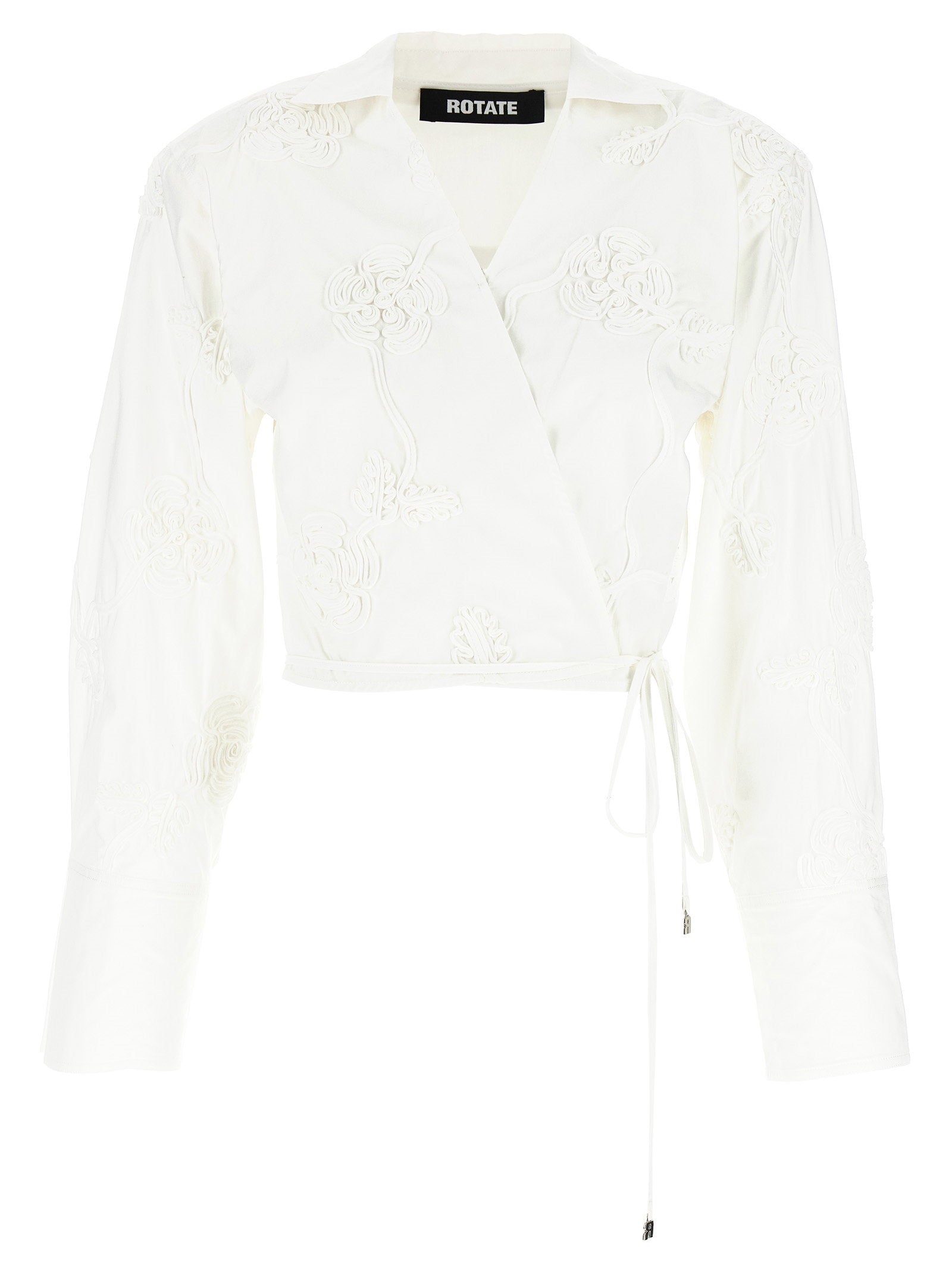 Rotate Birger Christensen Wrap Cotton Shirt – 100% cotton