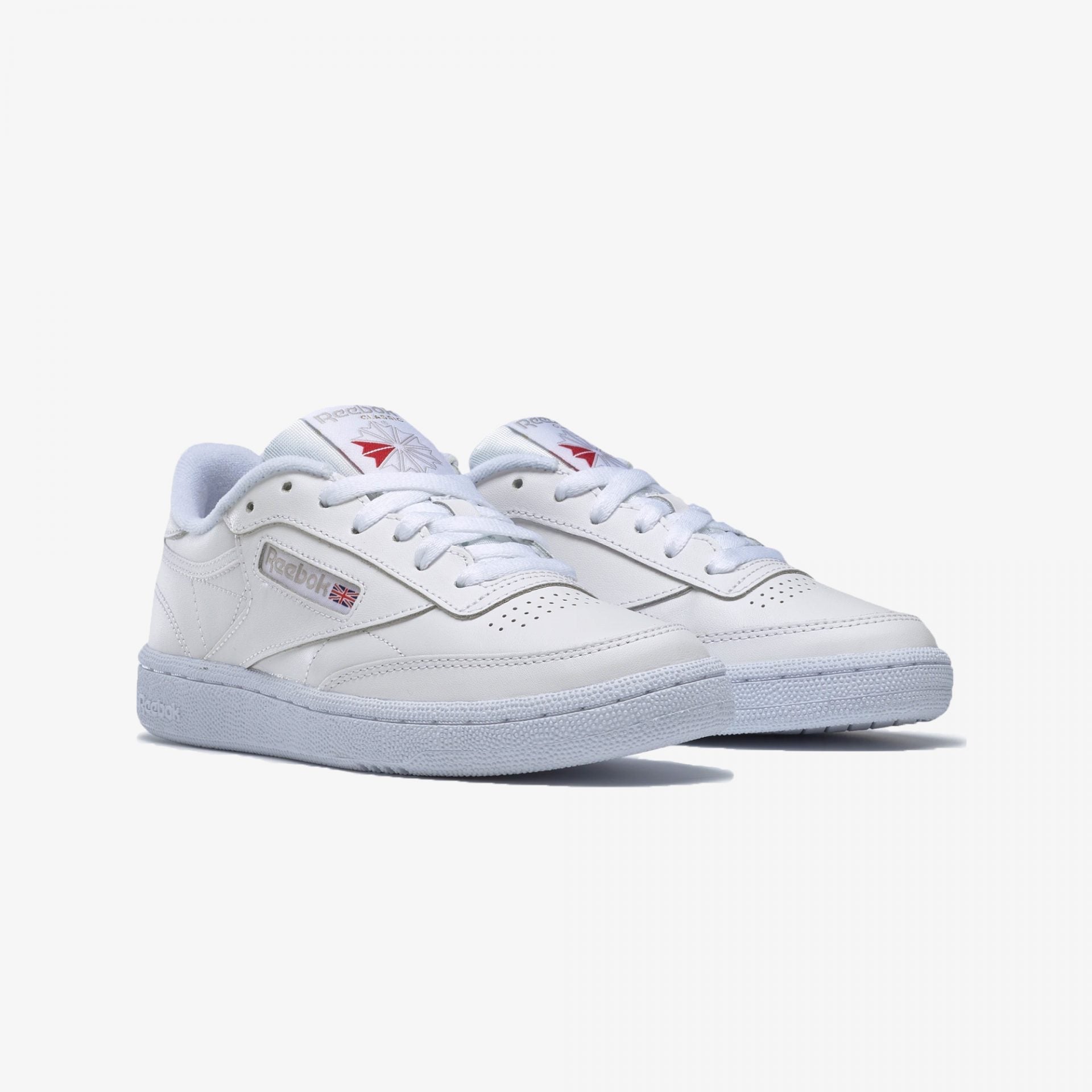 Reebok | CLUB C 85 { WHITE / LIGHT GREY