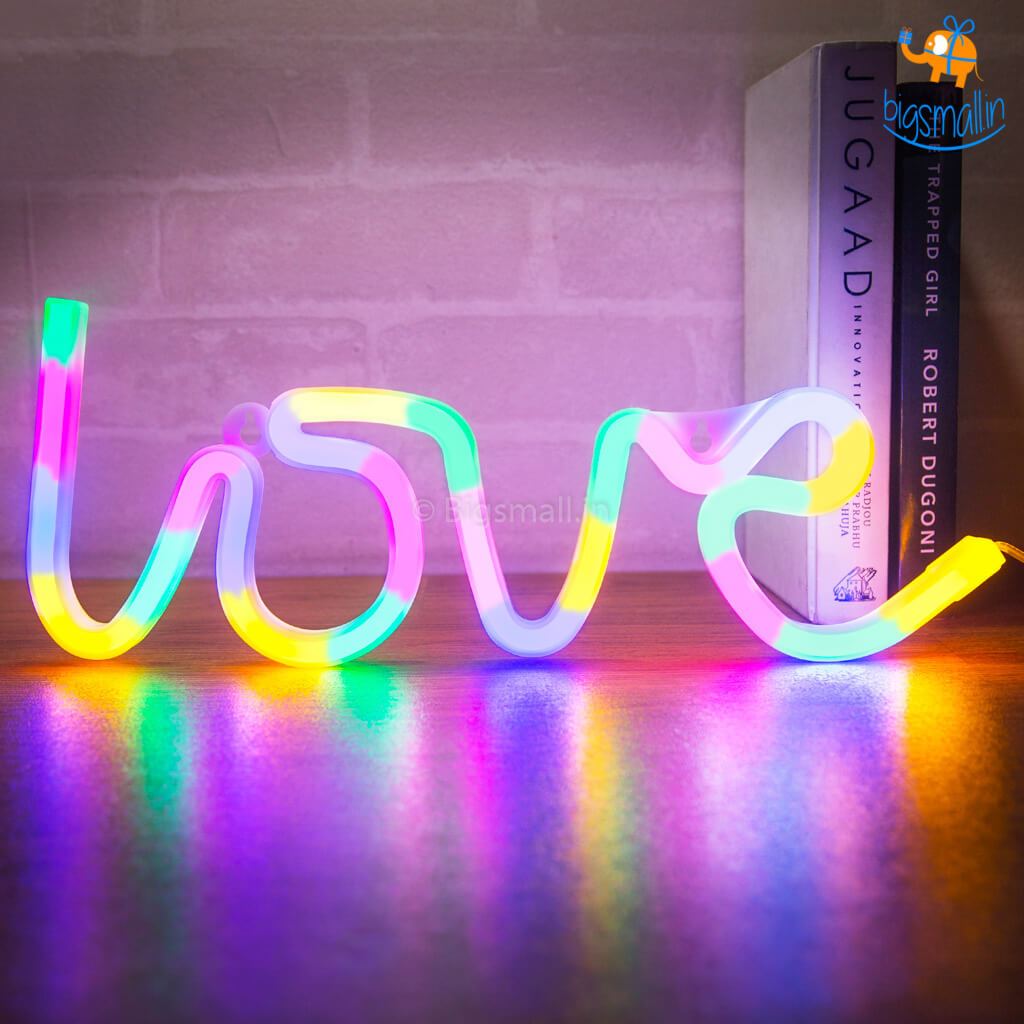 Big Daddy Multi-Colored Love LED Neon Lamp - view 5