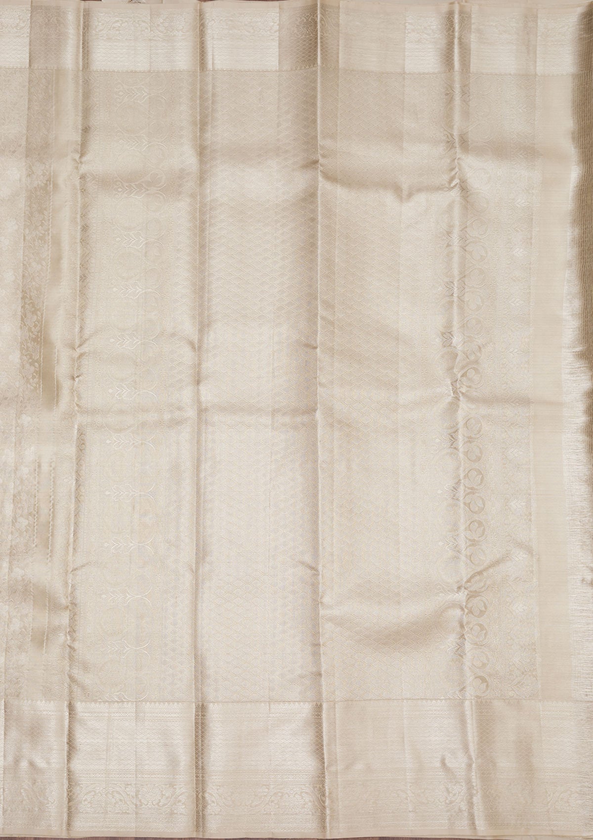 Koskii White Zariwork Pure Silk Saree – Women's - view 6