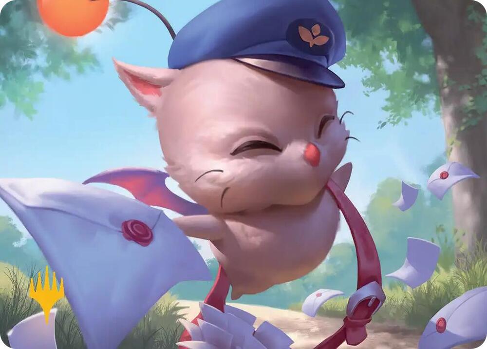 Magic 01/53 - Delivery Moogle Art Card [FINAL FANTASY: Art Series] [Gold-Stamped]