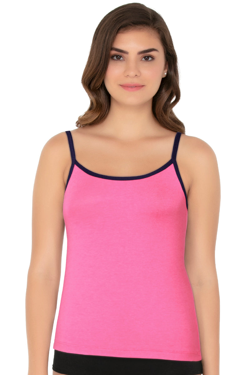 Amante Cotton Camisole - Neon Pink