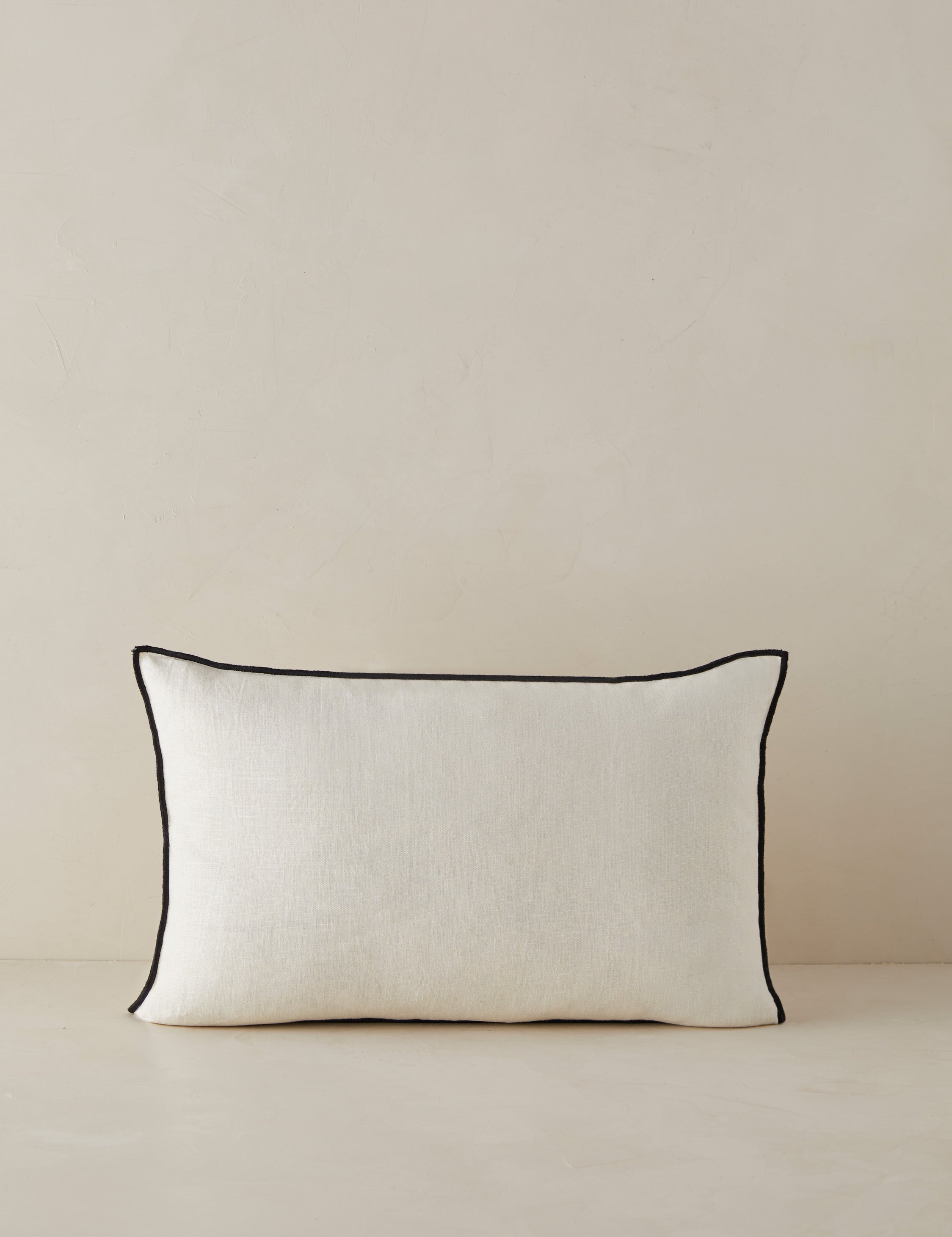 Lulu and Georgia Carys Contrast Linen Pillow - view 13