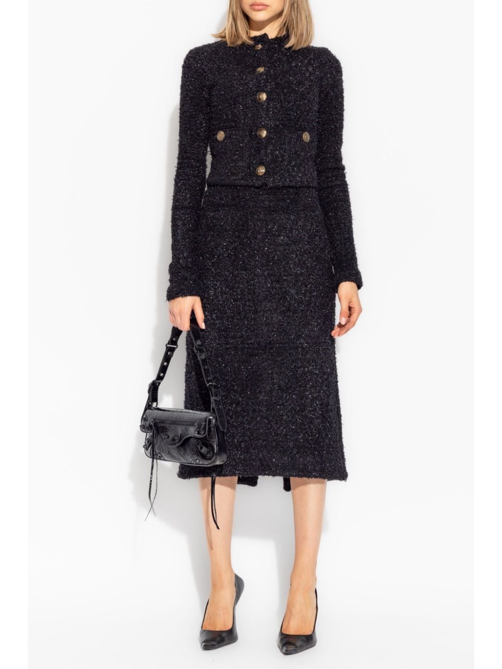 Balenciaga Tweed midi skirt - view 3