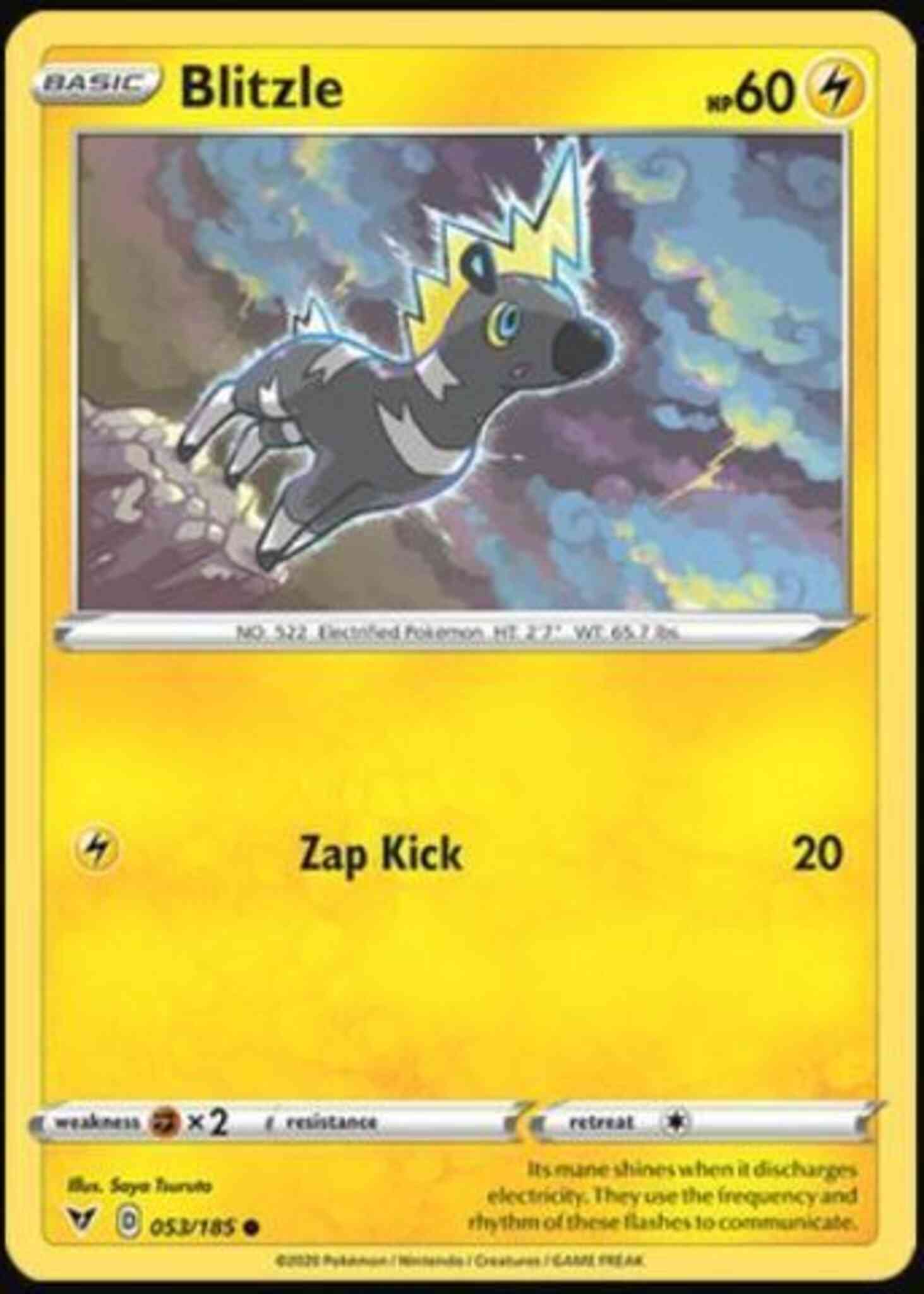 Common swsh4-053 non-holo – Pokémon Blitzle - 053/185 - Common [swsh4-053] [Non-Holo]