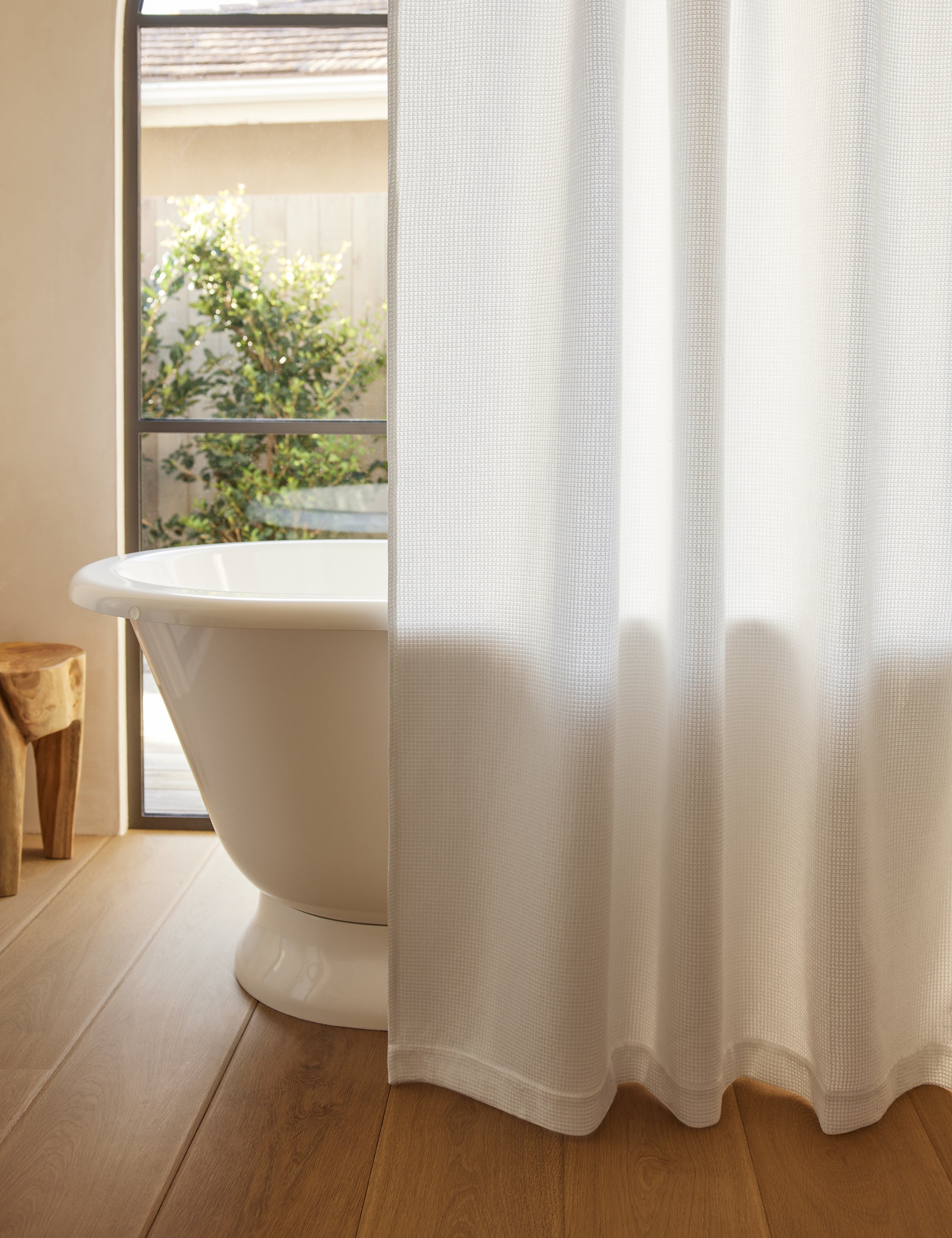 Lulu and Georgia Larue Organic Cotton Shower Curtain
