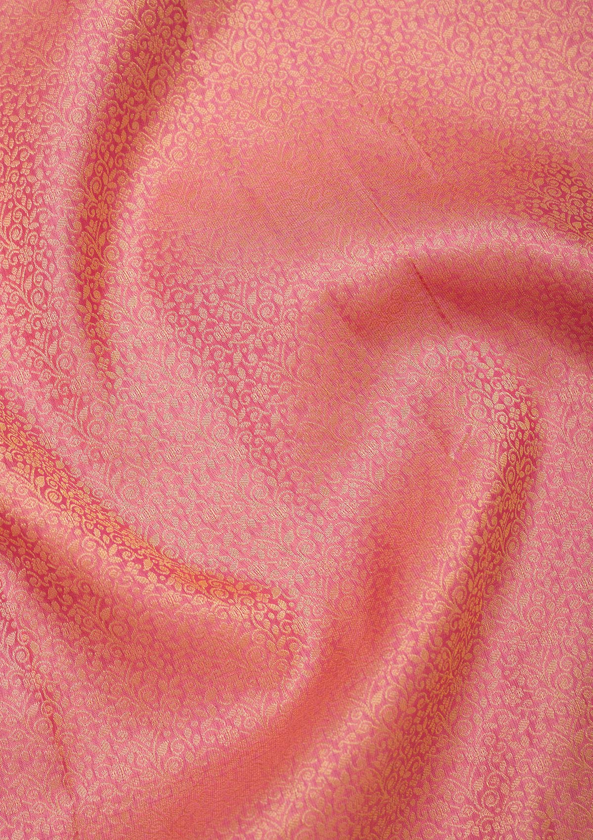 Koskii Peach Zariwork Pure Silk Saree – Women's - view 2