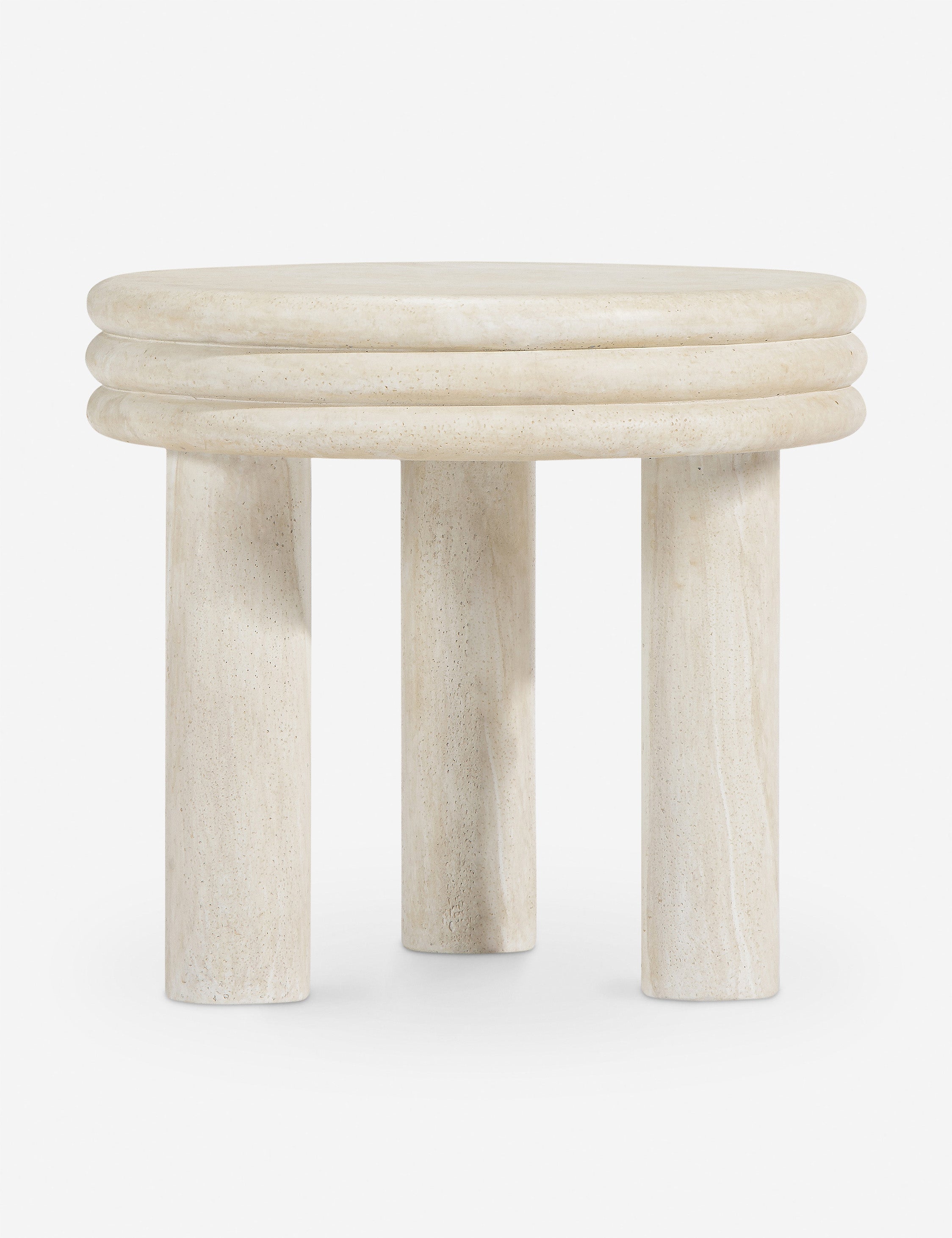 Lulu and Georgia Roma Round Side Table by Button Atelier x Co.House Designs