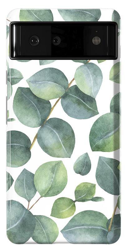 Casetry Leaf Me Alone | Green Floral Print Google Pixel Case