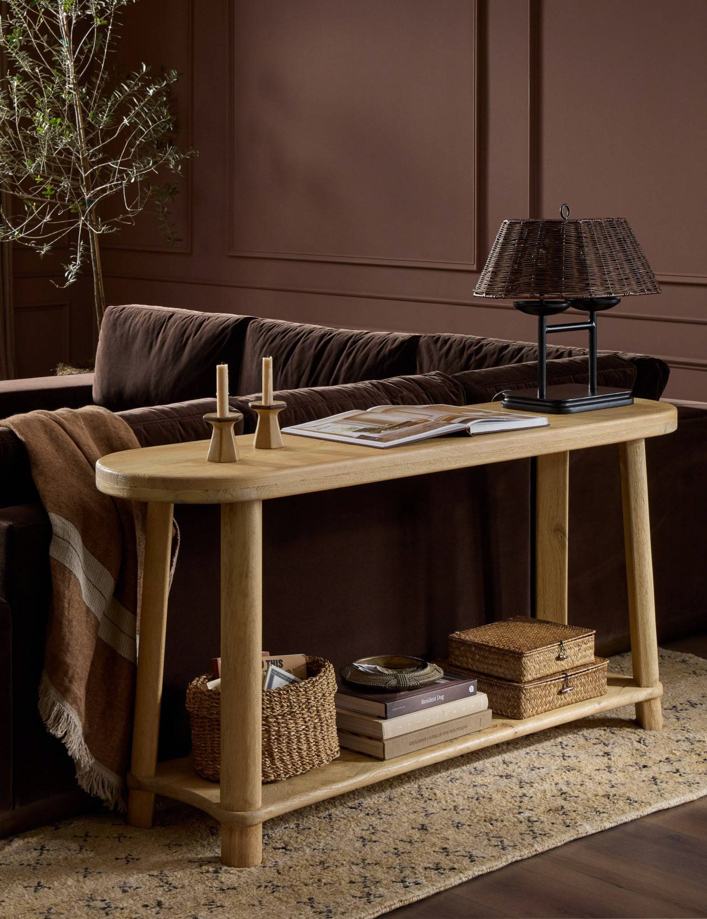 Lulu and Georgia Coleridge Console Table – Natural - view 2