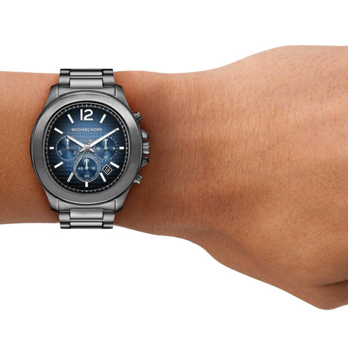 Michael Kors Oversized Sage Black & Blue Dial Men 44mm MK9213 - view 2