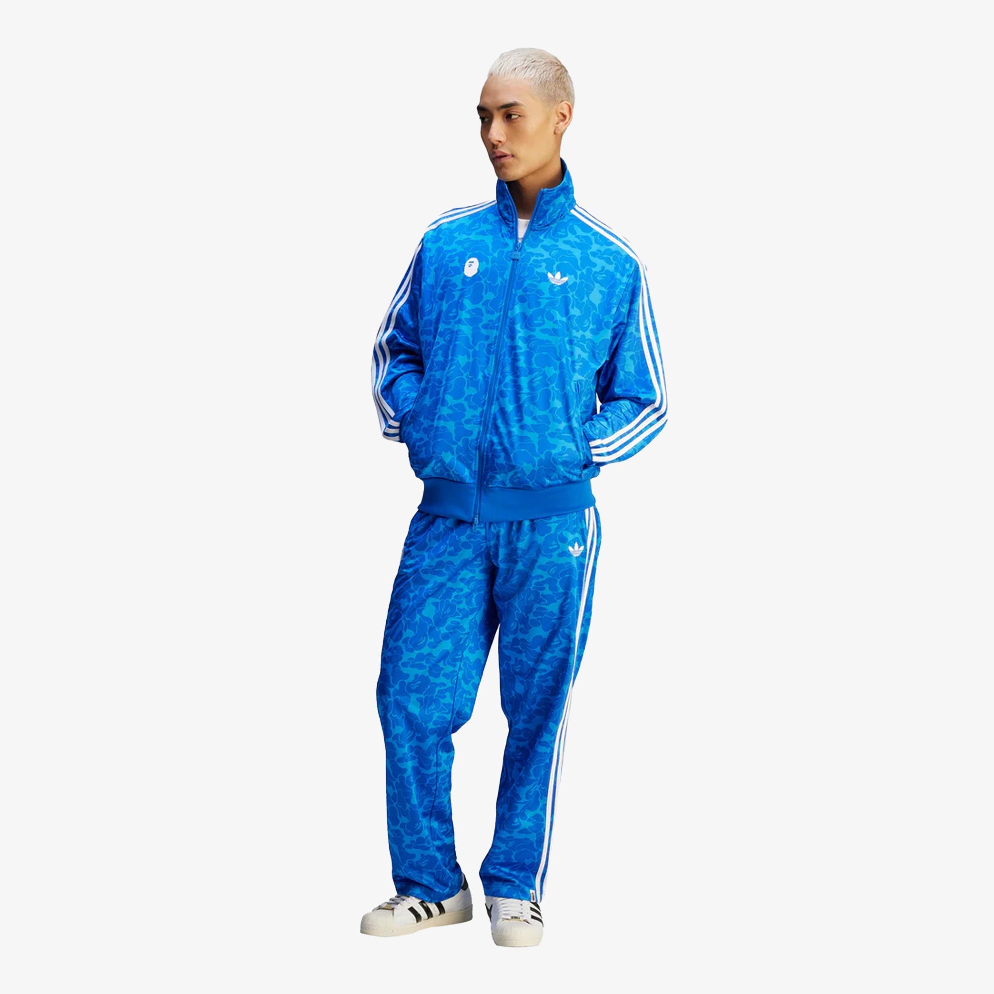 Adidas Originals | Bape Firebird Track Top { Blue - view 6