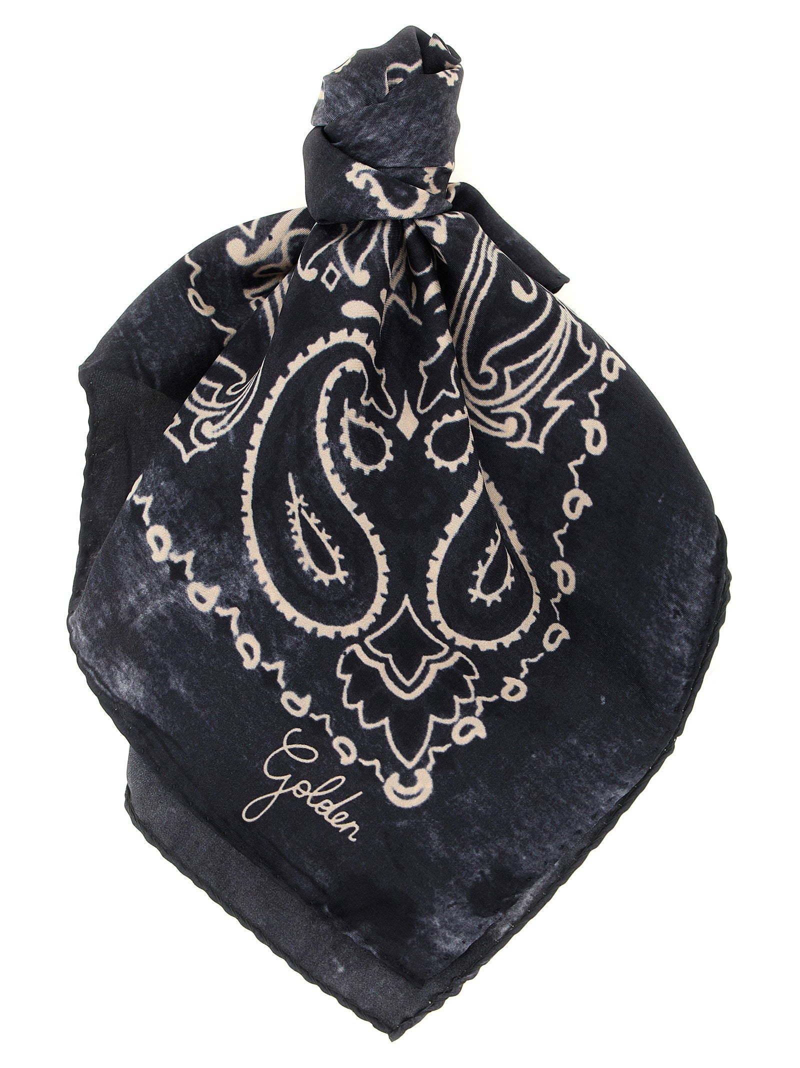 Golden Goose Paisley Scarf – 100% silk