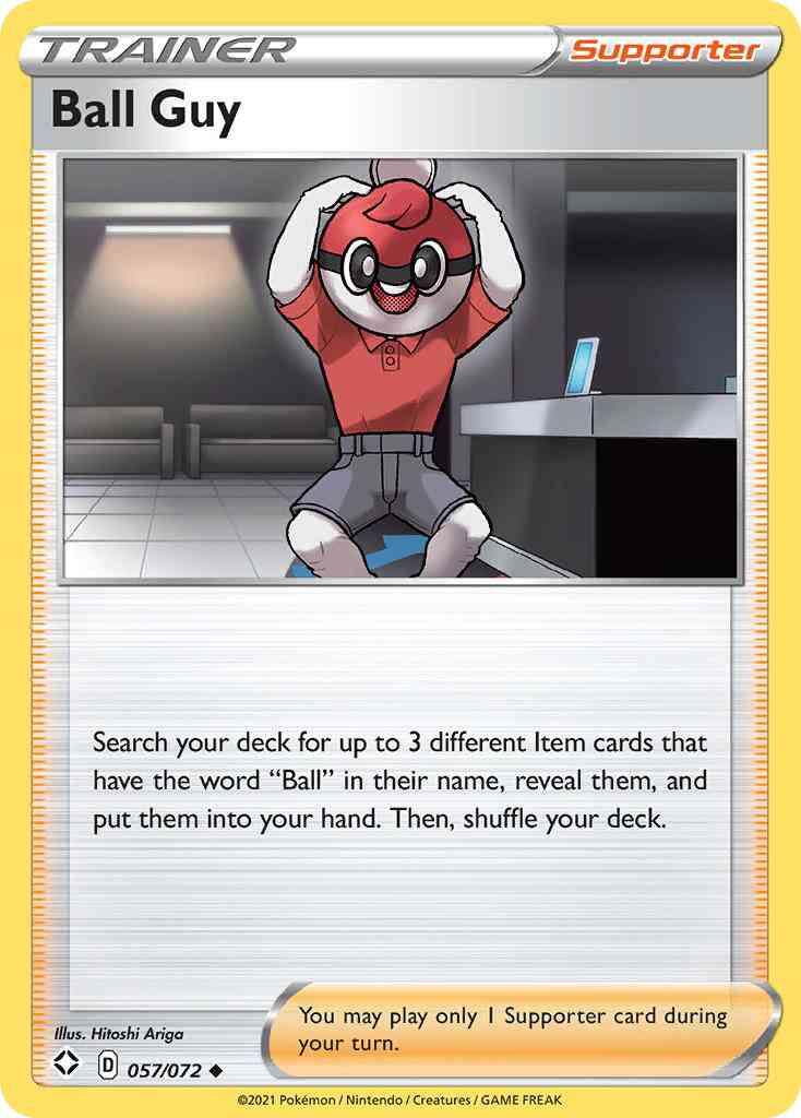 Uncommon swsh45-057 non-holo – Pokémon Ball Guy - 057/072 - Uncommon [swsh45-057] [Non-Holo]
