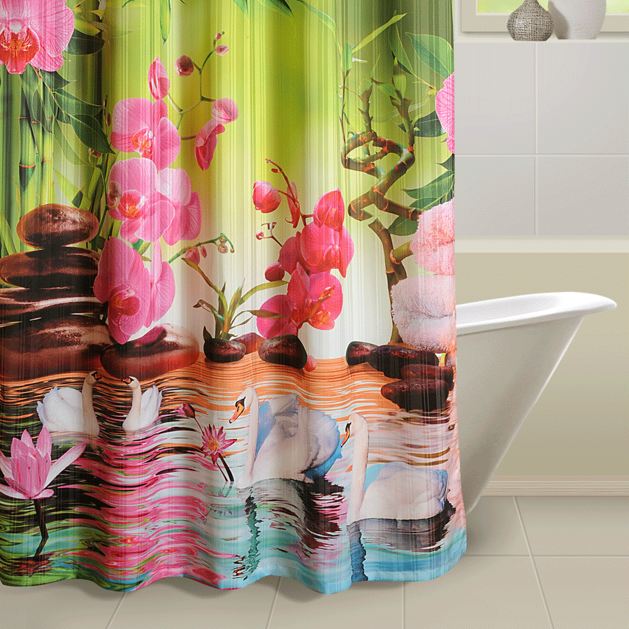 Swayam India Duck Shower Curtains- 5607 - view 2