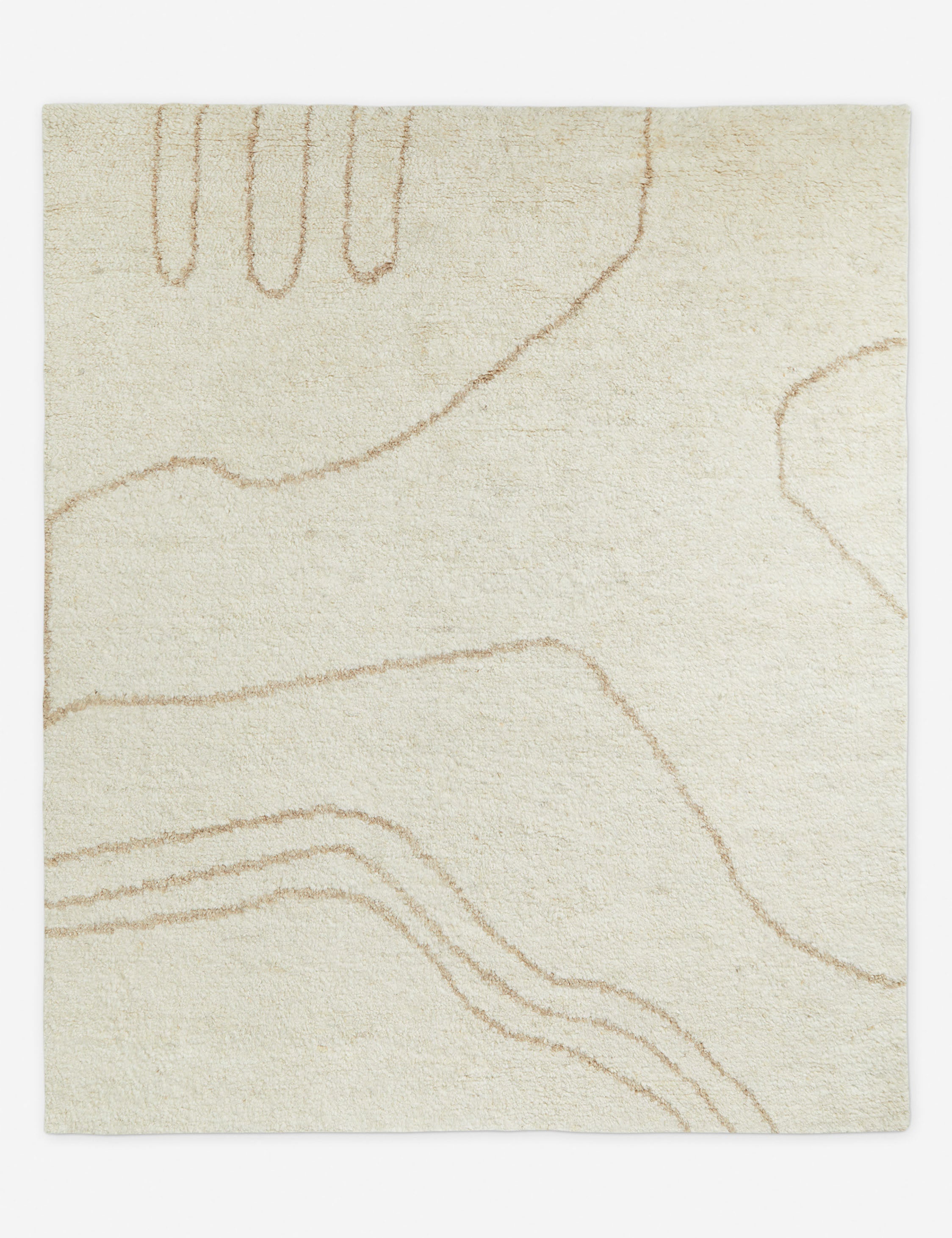 Lulu and Georgia Currents Hand-Knotted Wool Rug by Élan Byrd