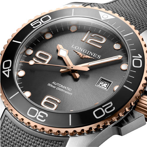 Longines Hydroconquest Sunray Grey Dial Men 43mm - view 3