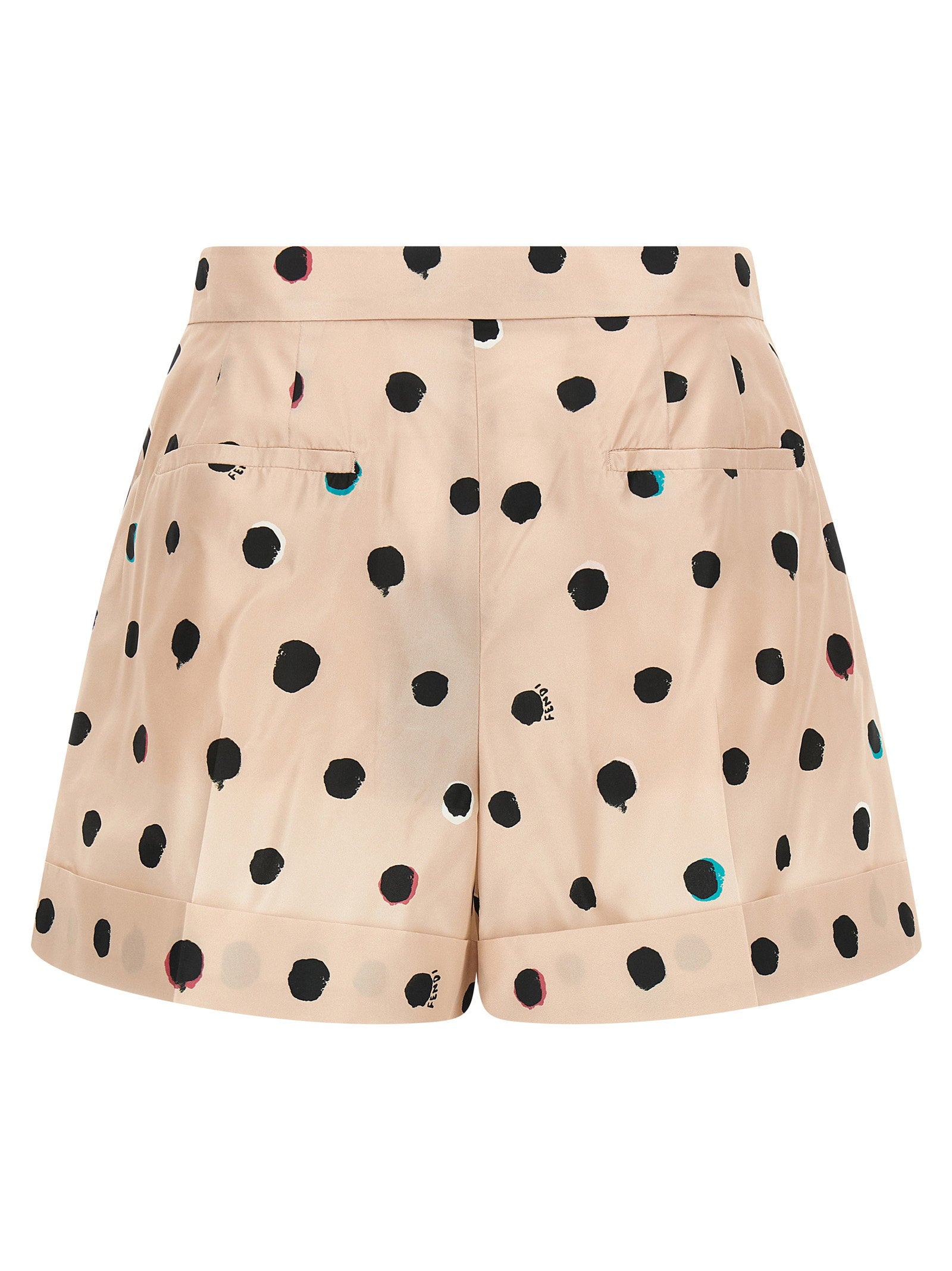 Fendi Falena Dots Shorts – 100% silk - view 2
