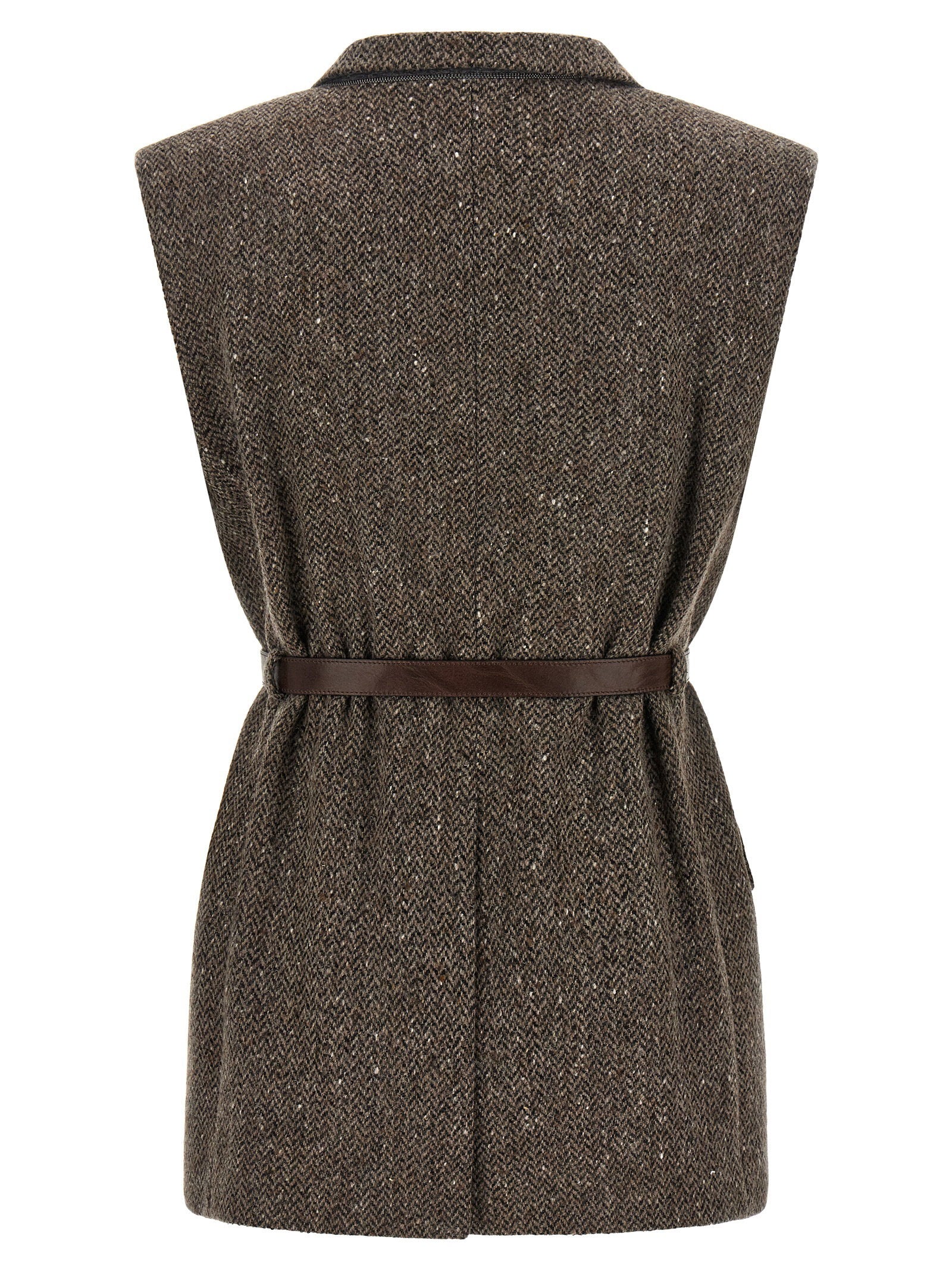 Brunello Cucinelli Mélange Wool Vest - view 2