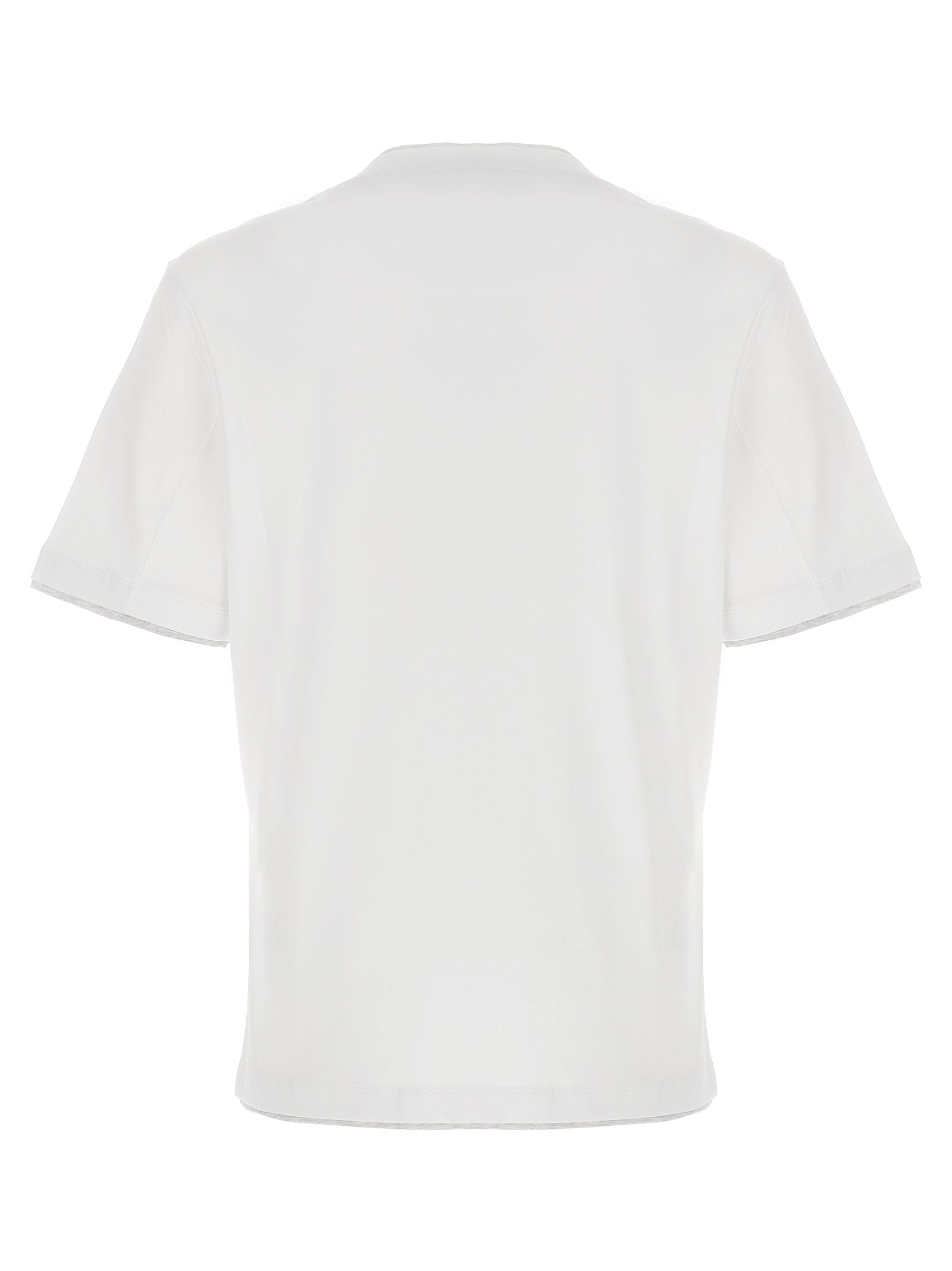 Brunello Cucinelli Double Layer T-shirt – 100% cotton - view 2