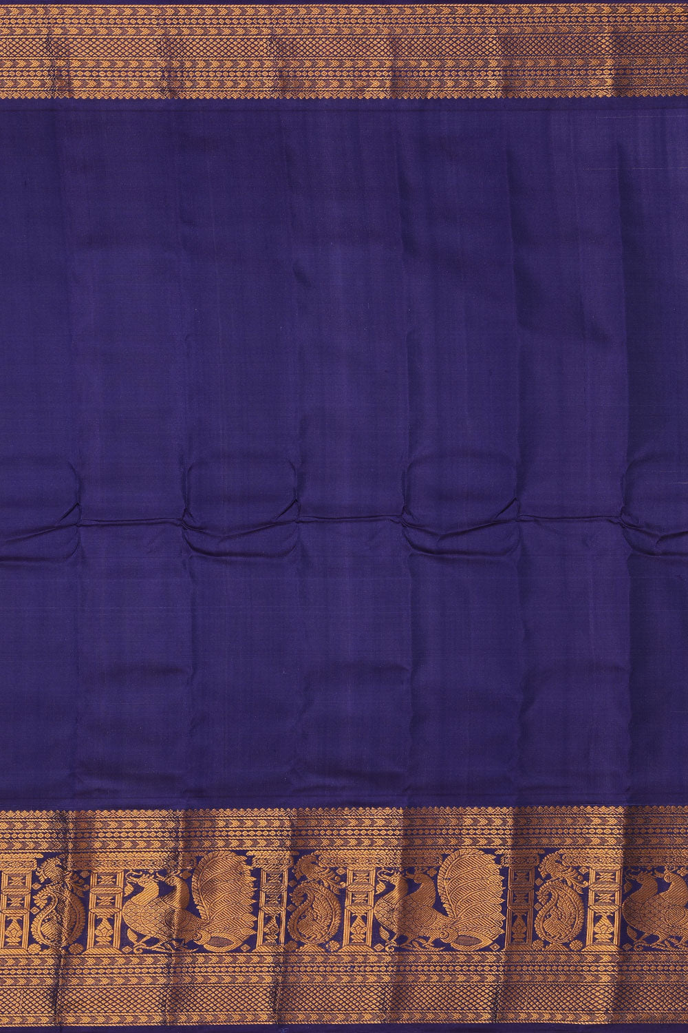 Kalanjali Gadwal Silk Mint Green Saree – Women's - view 4