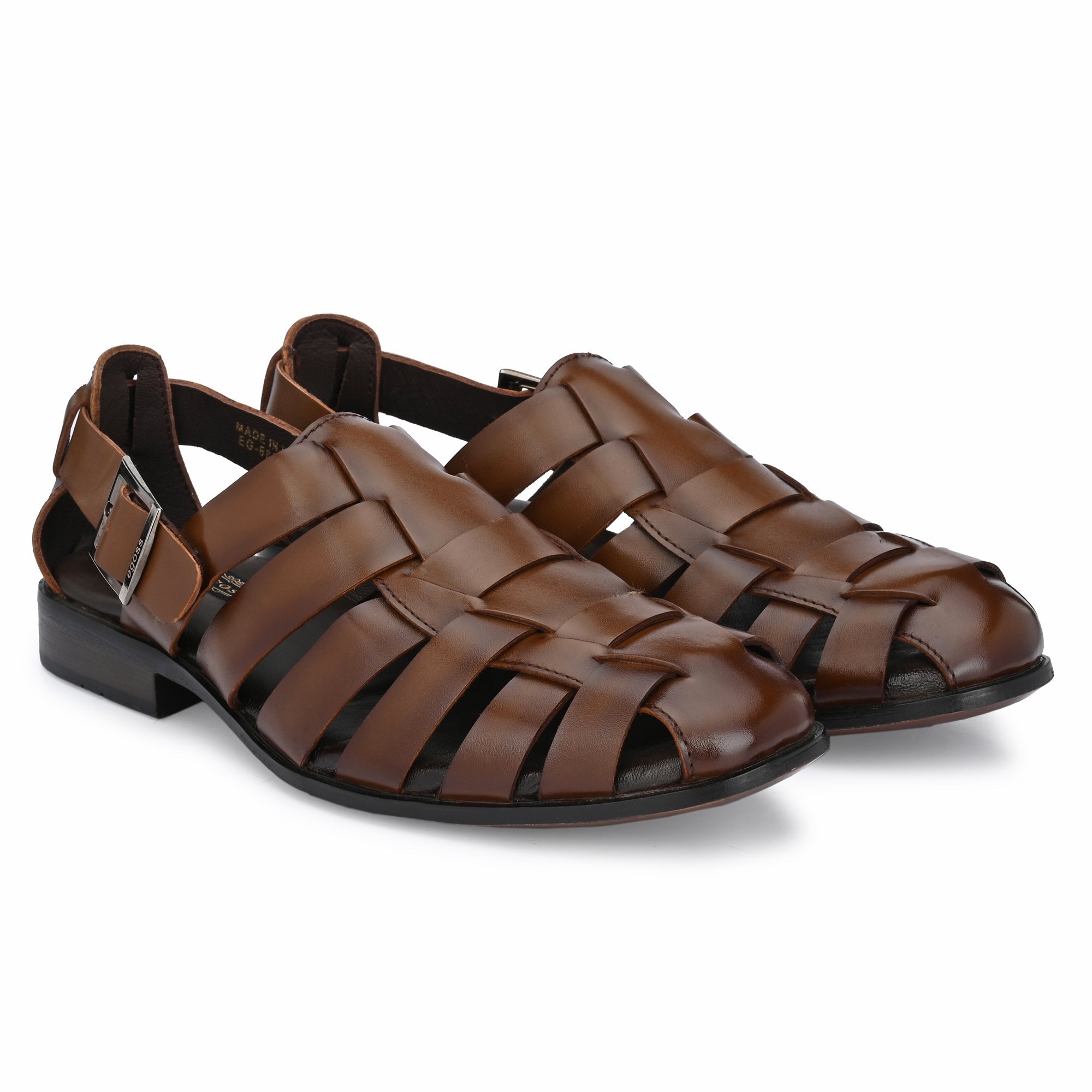 egoss-shoes Buckled Sandal For Men By Egoss