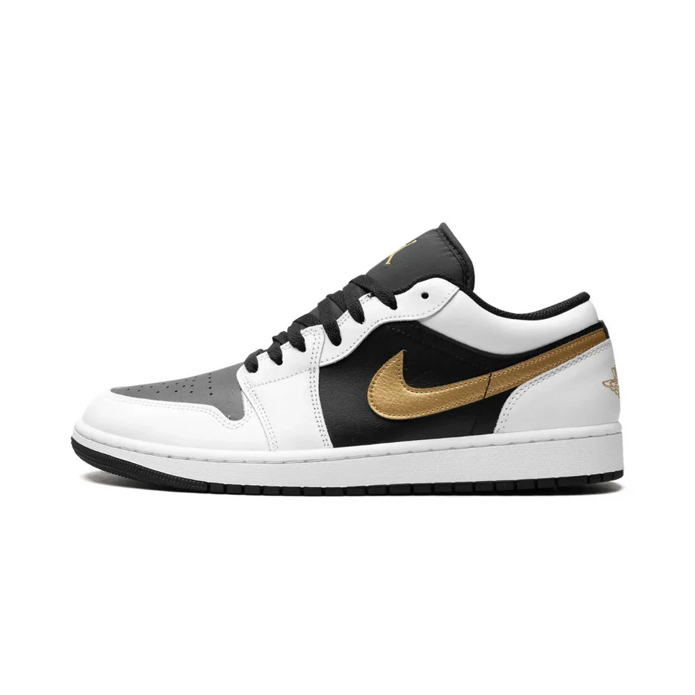 Cop Underdog Air Jordan 1 Low Metallic Gold Swoosh