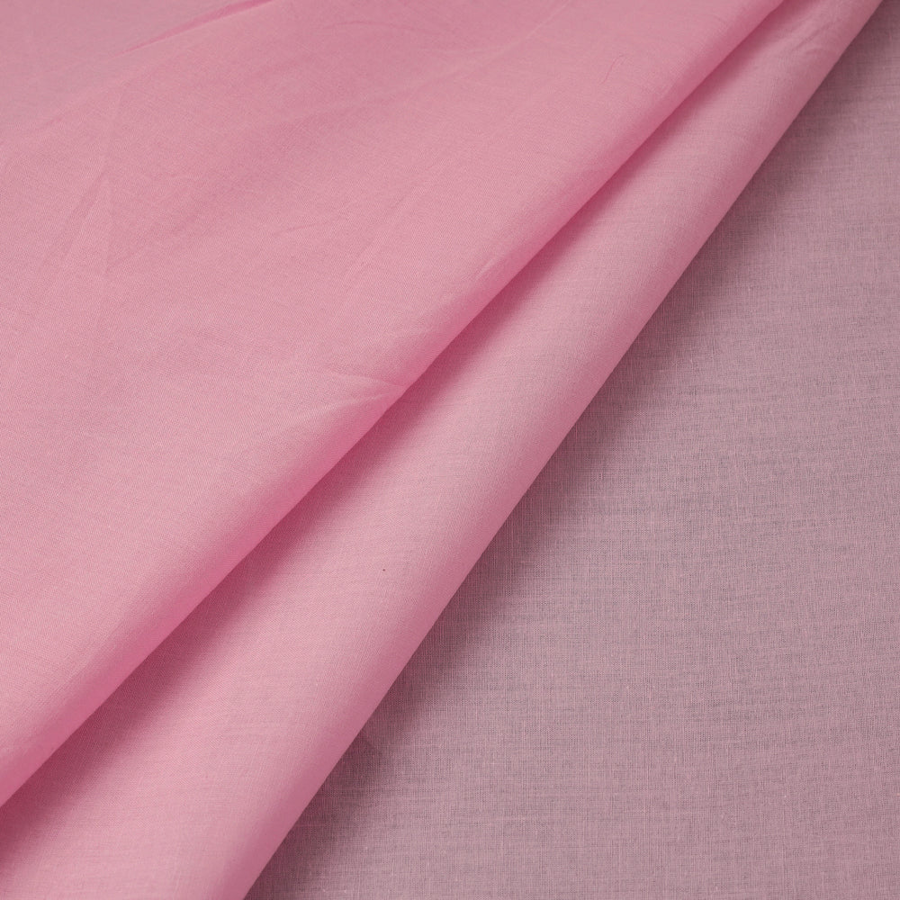 ITOKRI CRAFTS INITIATIVE Baby Pink - Prewashed Plain Dyed Pure Cotton Fabric 43 - view 3
