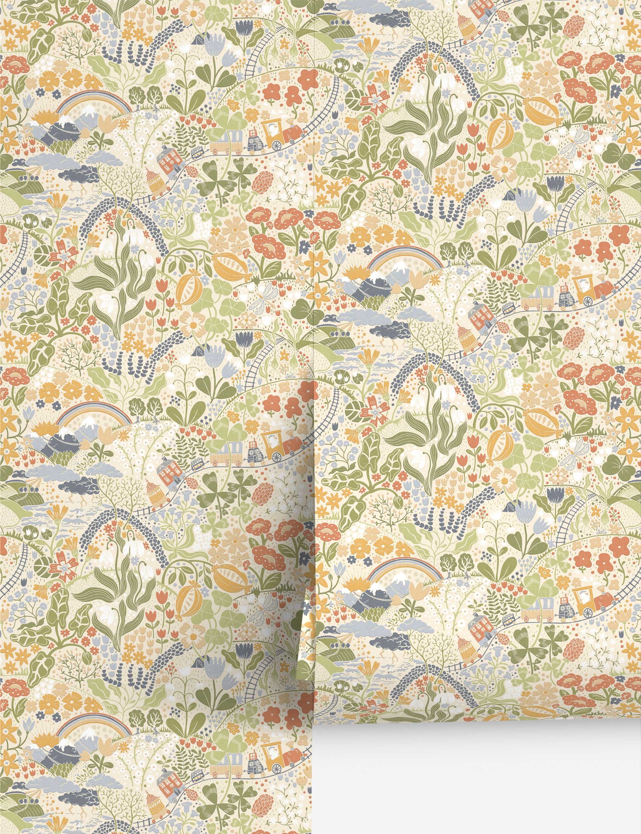 Lulu and Georgia Taget Wallpaper Mural by Lina Schnaufer - view 2