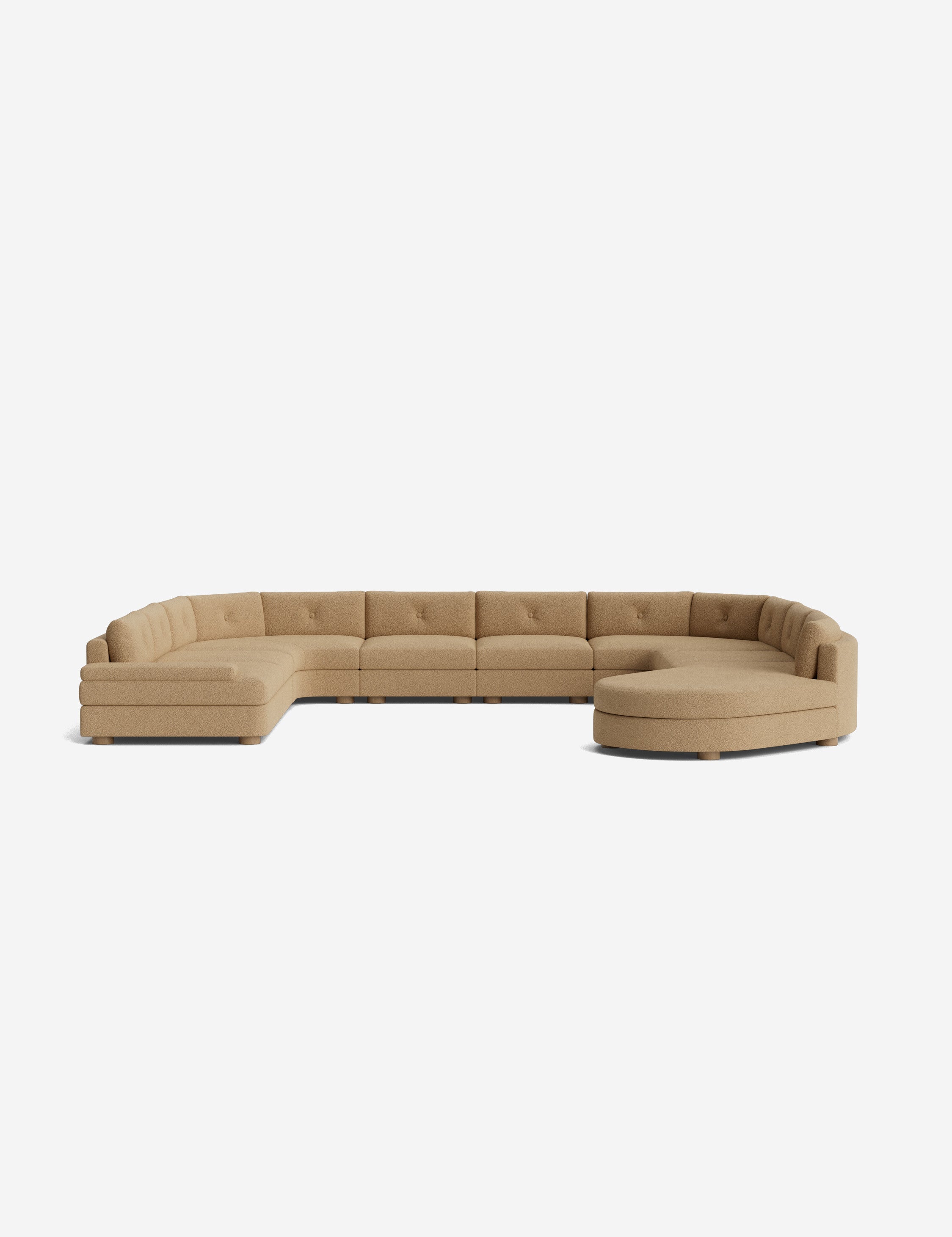 Lulu and Georgia Hill Modular U-Shaped Sectional Sofa