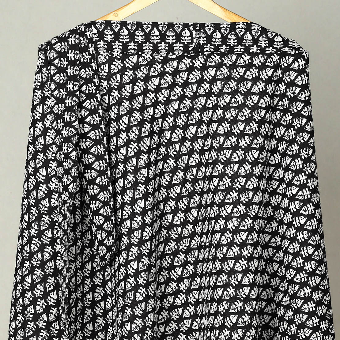 NOORI BAZAR Black - Printed Cotton Jaipur Wrap Around Skirt 03 - view 2