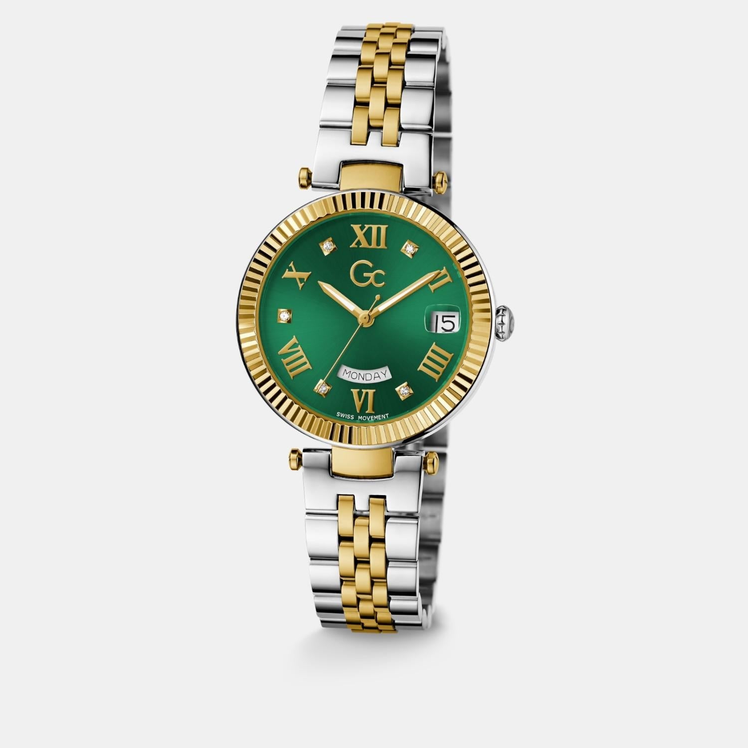 GC Flair Women Quartz Green Dial Analog Stainless Steel Watch Z01019L9MF - view 2