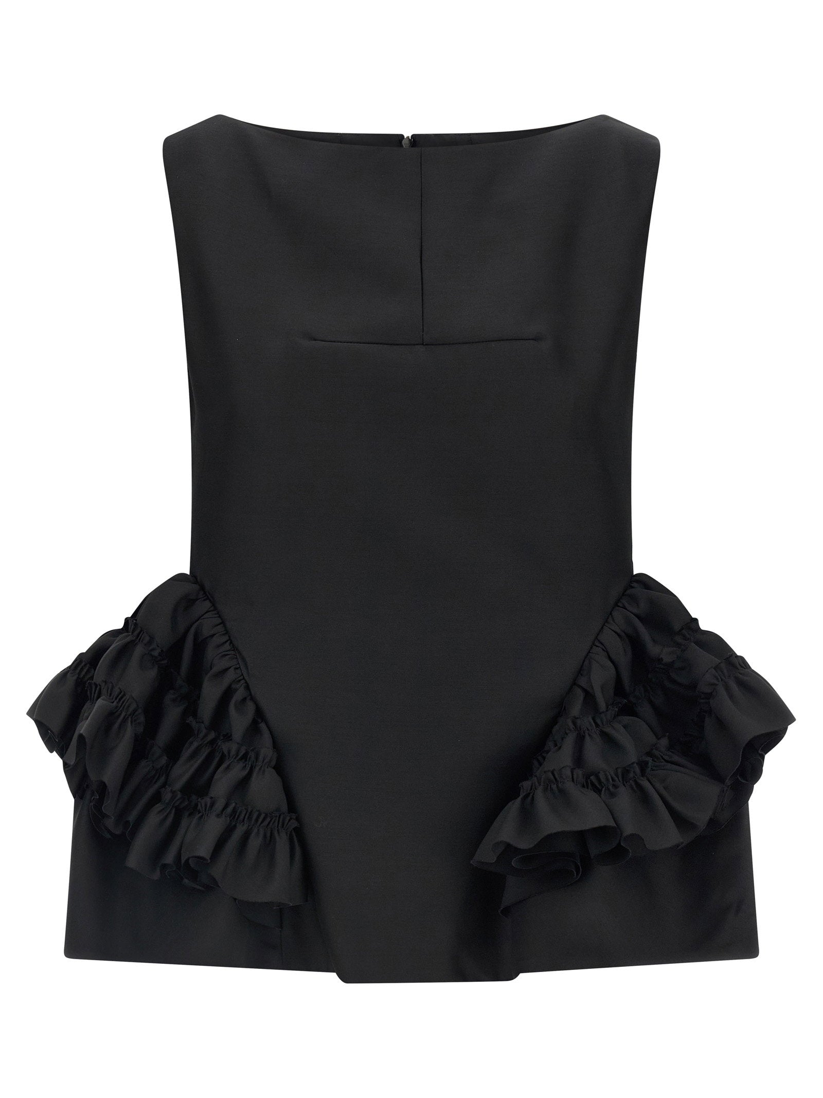 Dries van noten t-shirts – Dries Van Noten Casey Top – 71% wool, 29% silk
