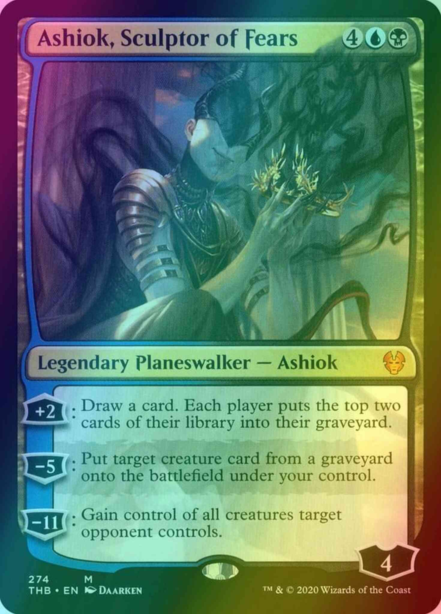 Magic Ashiok, Sculptor of Fears [274] [Theros Beyond Death] [Foil]