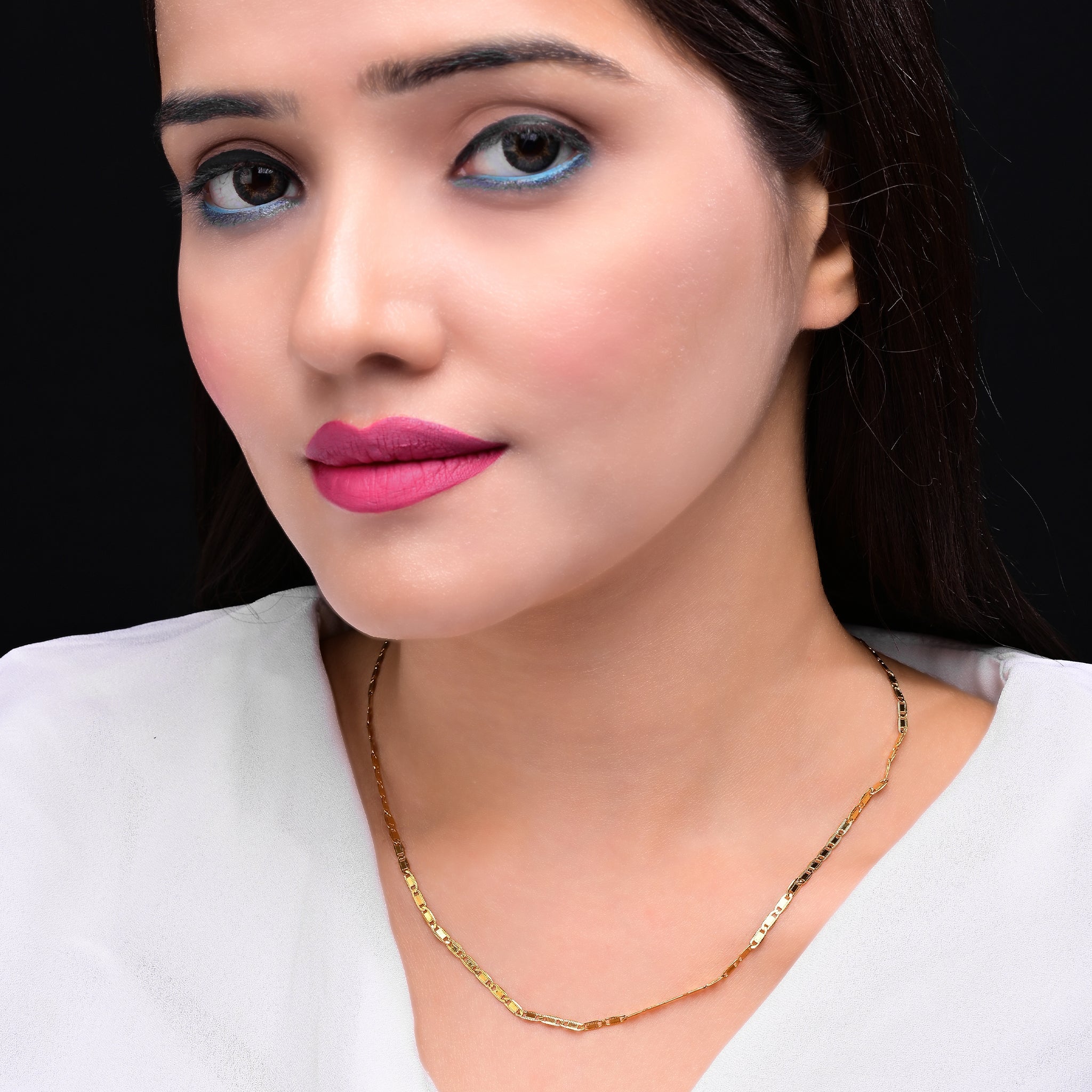Branta Designer Chain Necklace For Women - view 3