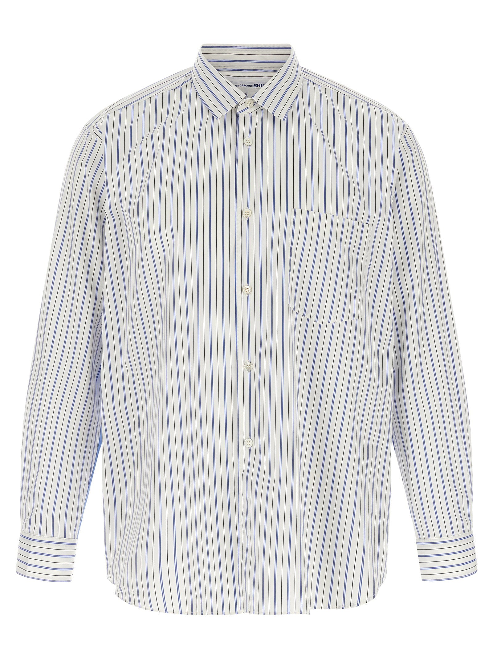 Comme Des Garcons Shirt Solid Color Insert Shirt