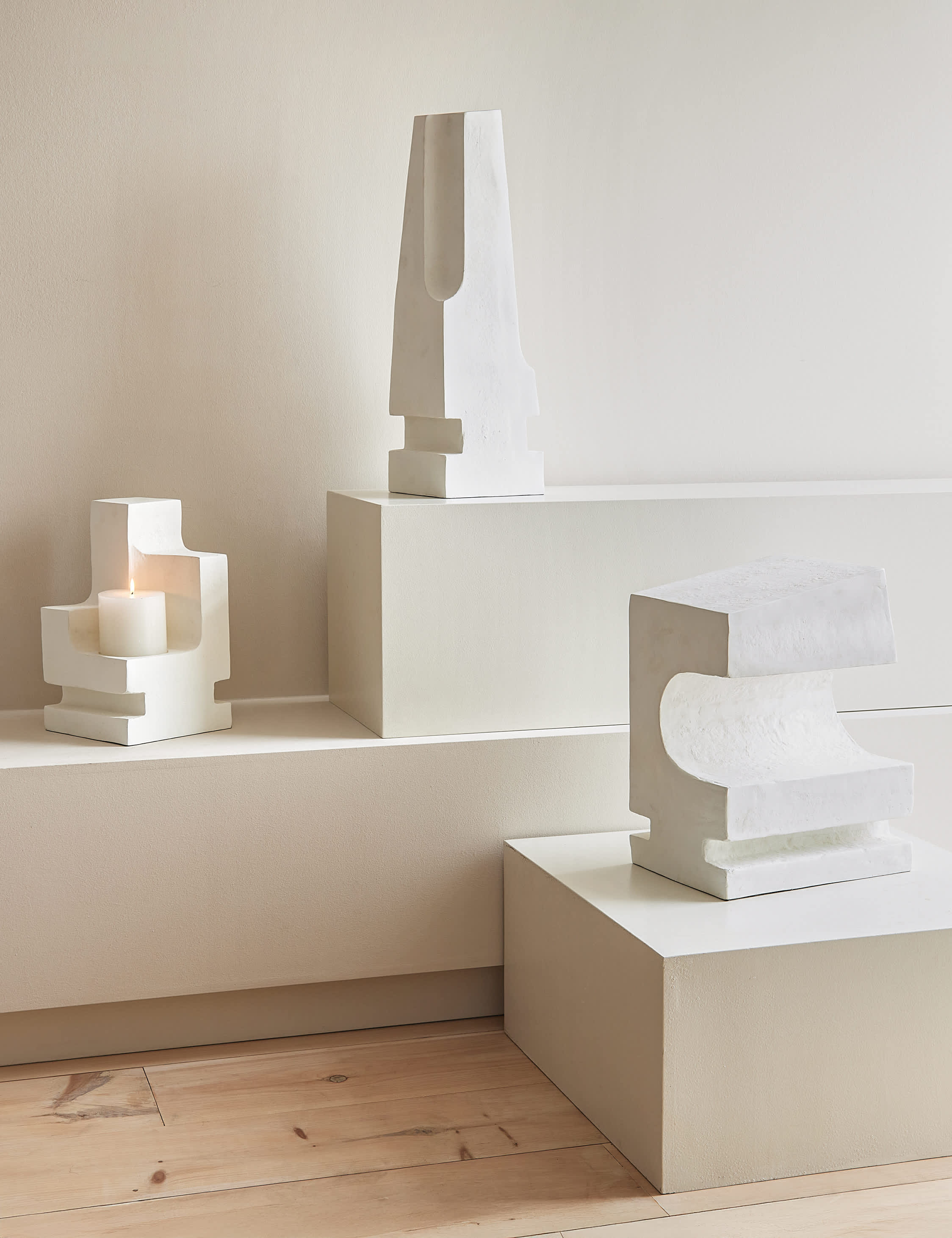 Lulu and Georgia La Structure Pillar Holder by Lemieux et Cie - view 2