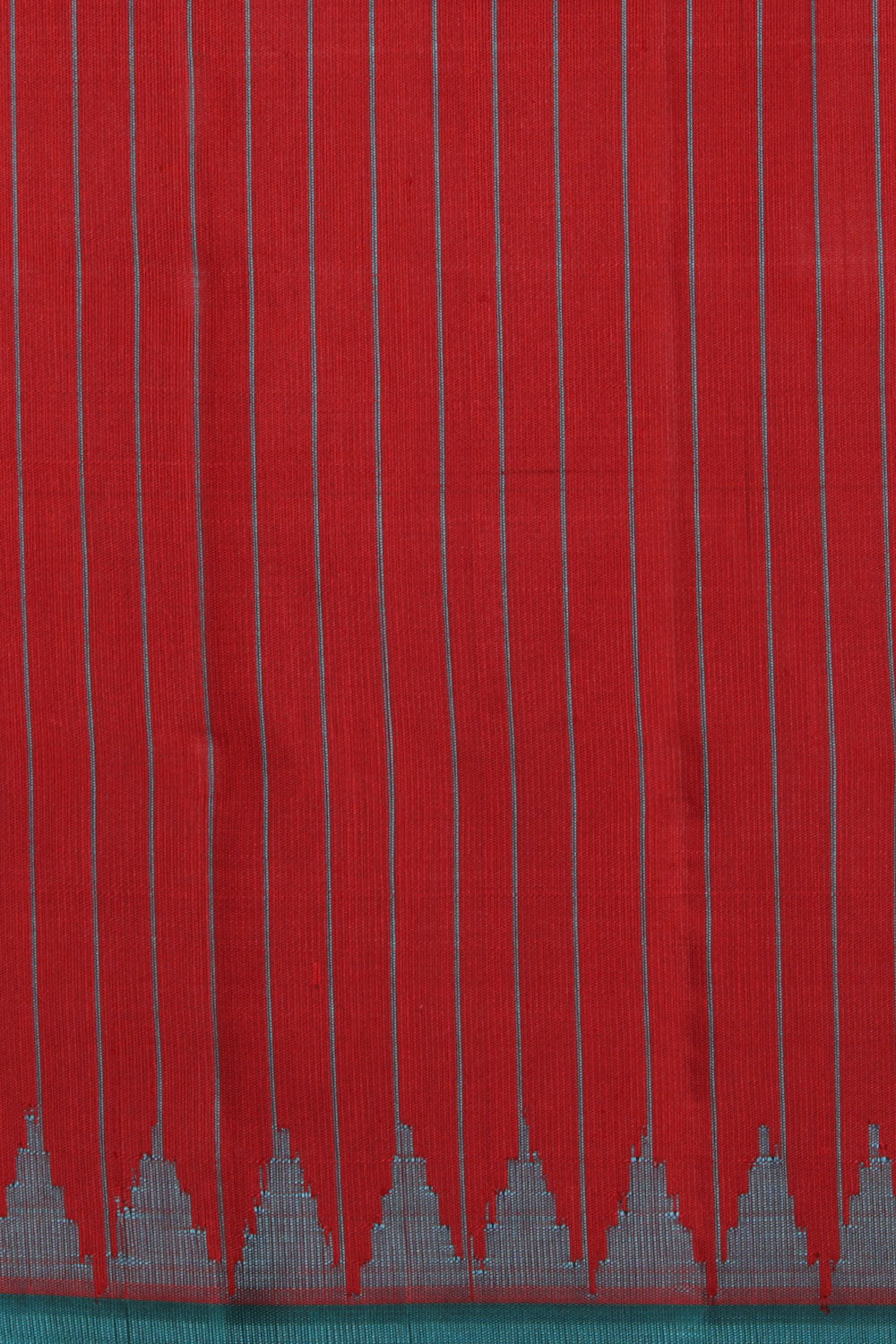 Kalanjali Gadwal Red Saree – Women's - view 2