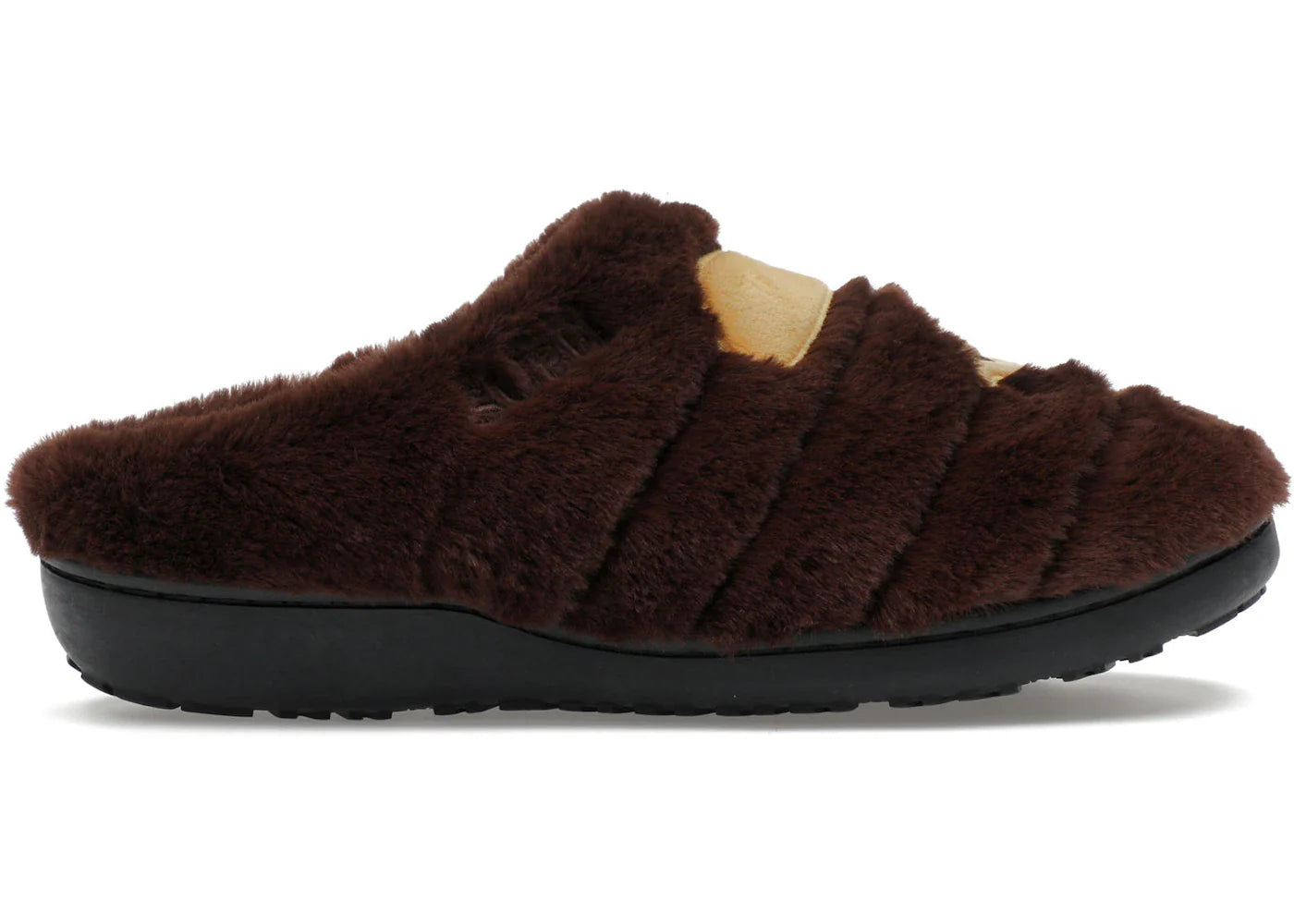 BAPE A Bathing Ape Ape Head Puffer Sandals Subu Brown