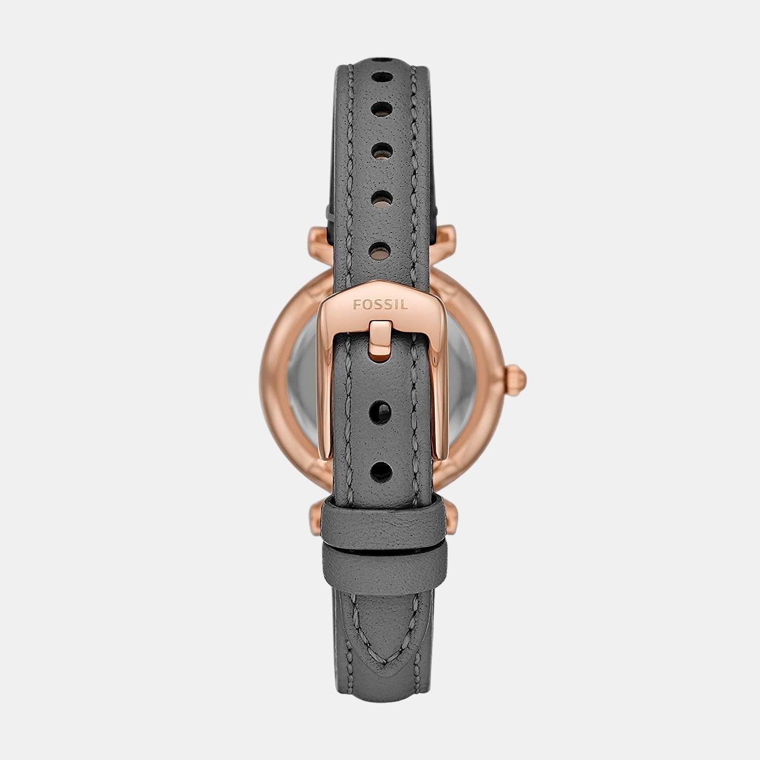 Fossil Carlie Mini Women Quartz Grey Dial Analog Leather Watch ES5068 - view 3