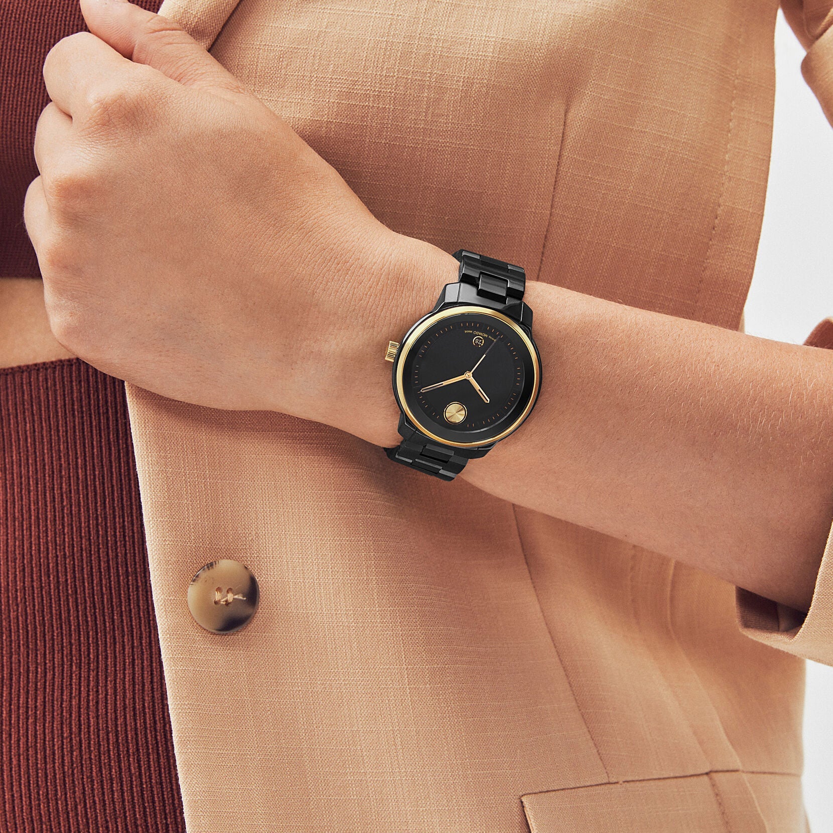 Movado Bold Fusion Verso Black Dial Women 39mm - view 3