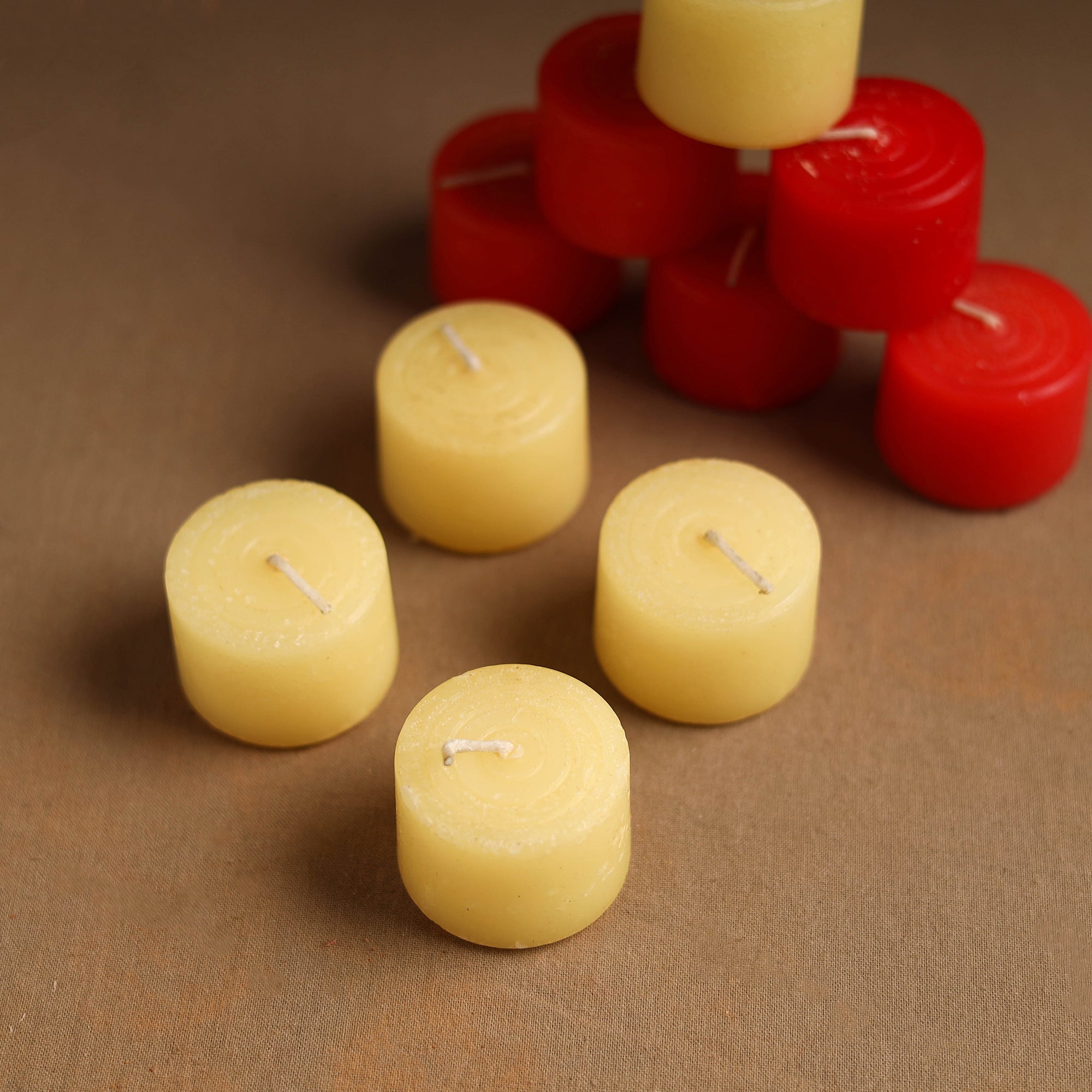 KHUSHBASH - HAPPY LOOM OF EAST Aromatic Pillar Candles (Set of 10) - view 2