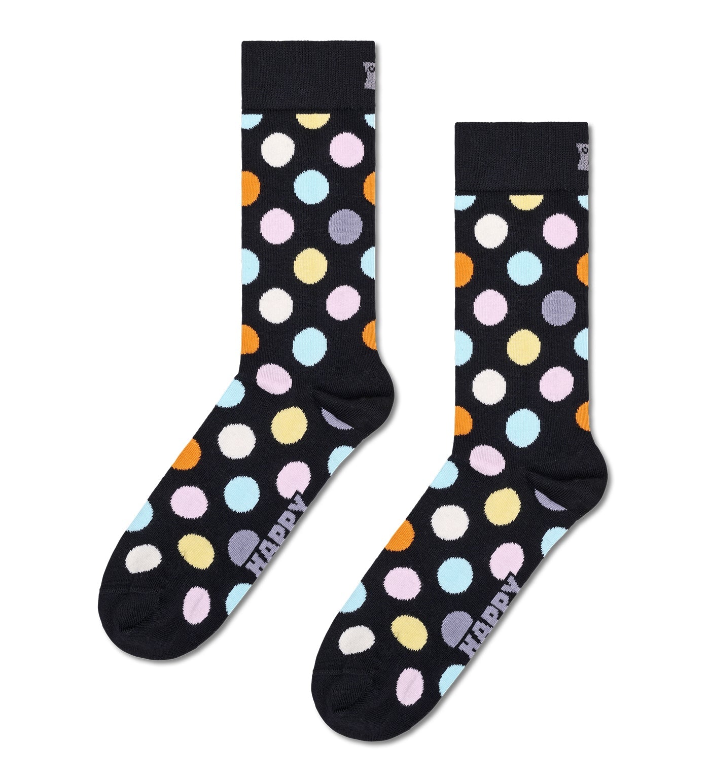 Happy Socks Unisex 2-Pack Classic Big Dot Crew Length Socks for Women and Men - view 2
